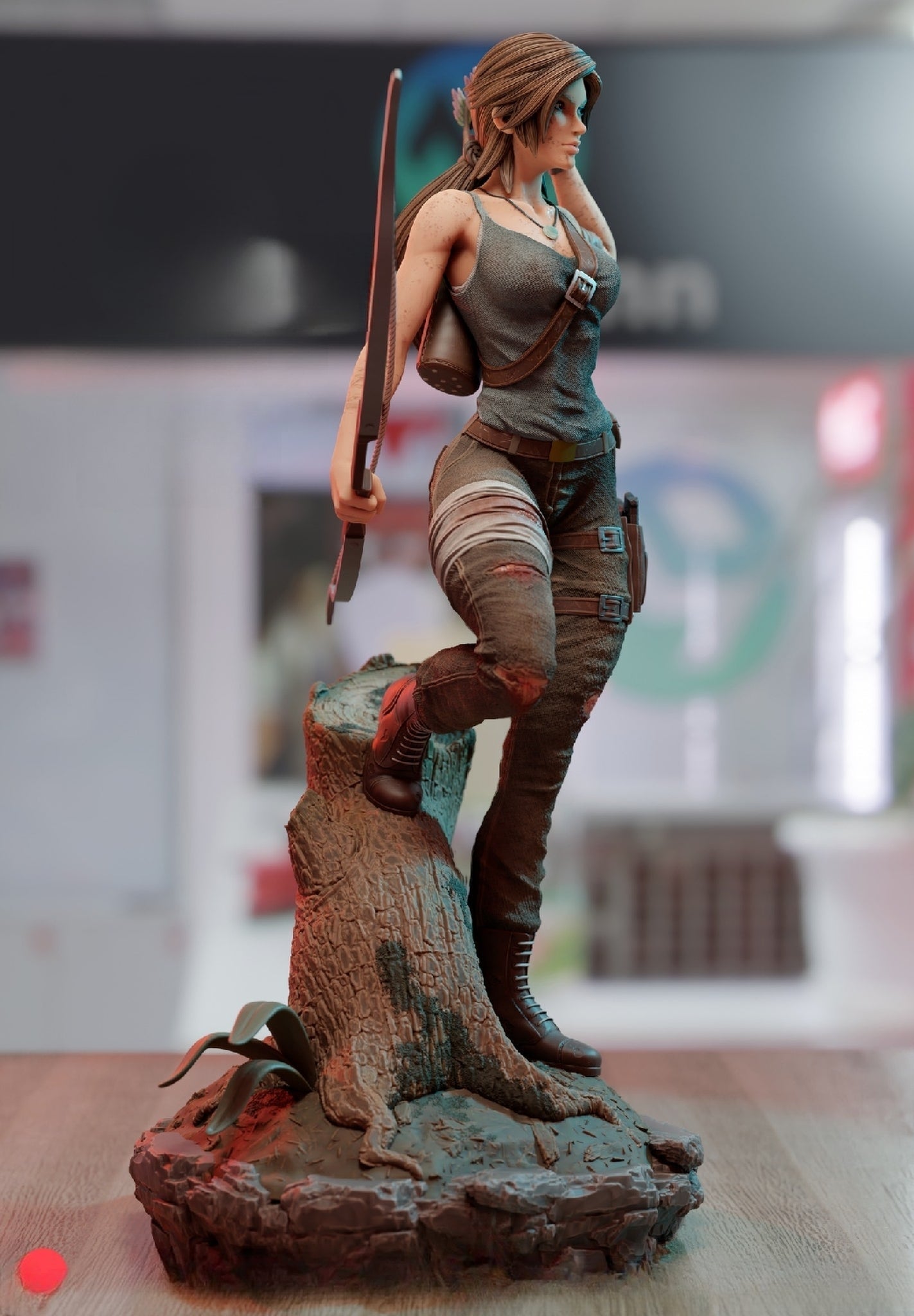 1259 Lara Croft Special Edition - Tomb Raider - STL 3D Print Files - 3D Printed Garage Kit ガレージキット Resin Model Scale Figure フィギュア