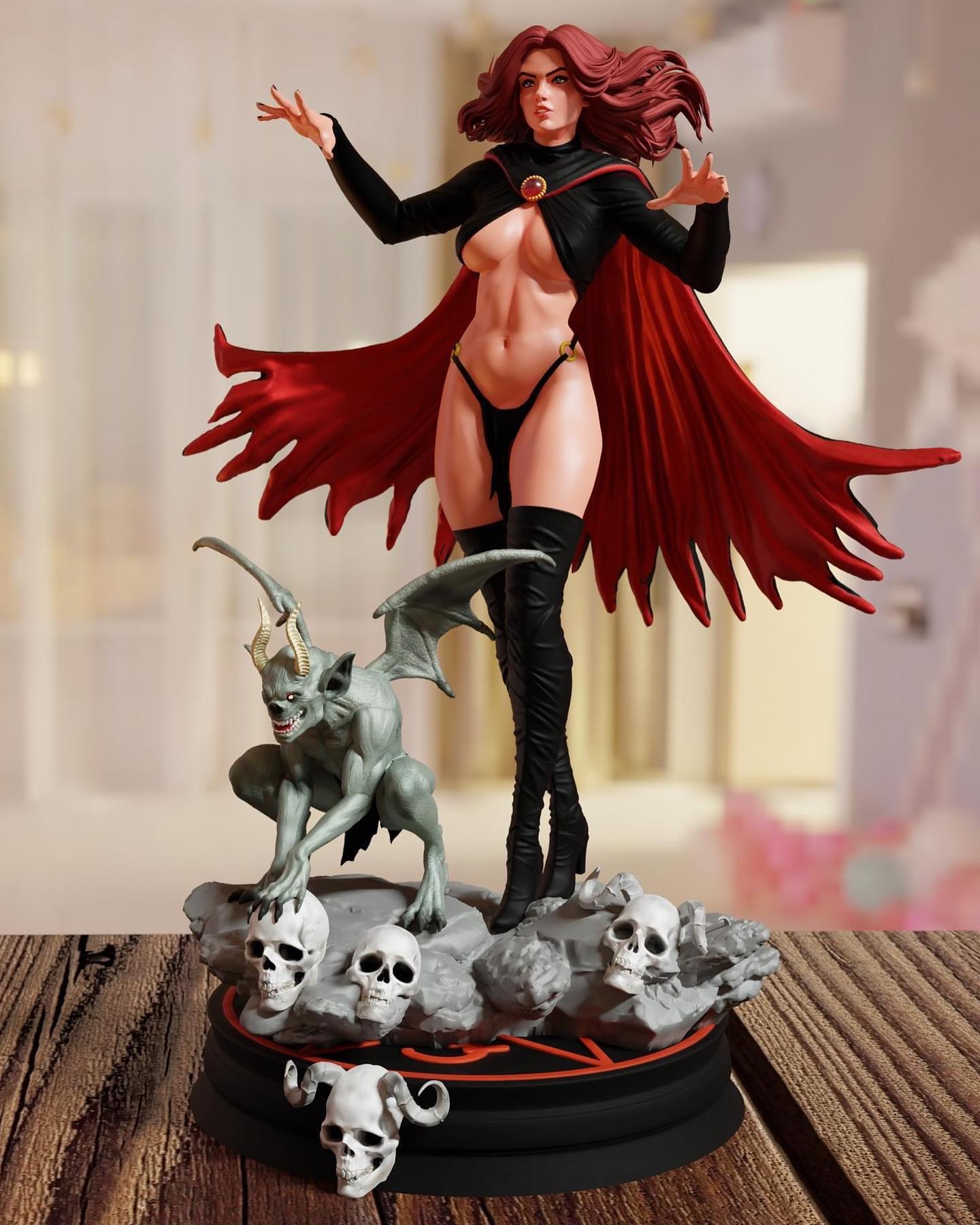 Madelyne Pryor Special Edition - Marvel Comics - STL 3D Print Files - 3D Printed Garage Kit ガレージキット Resin Model Scale Figure フィギュア