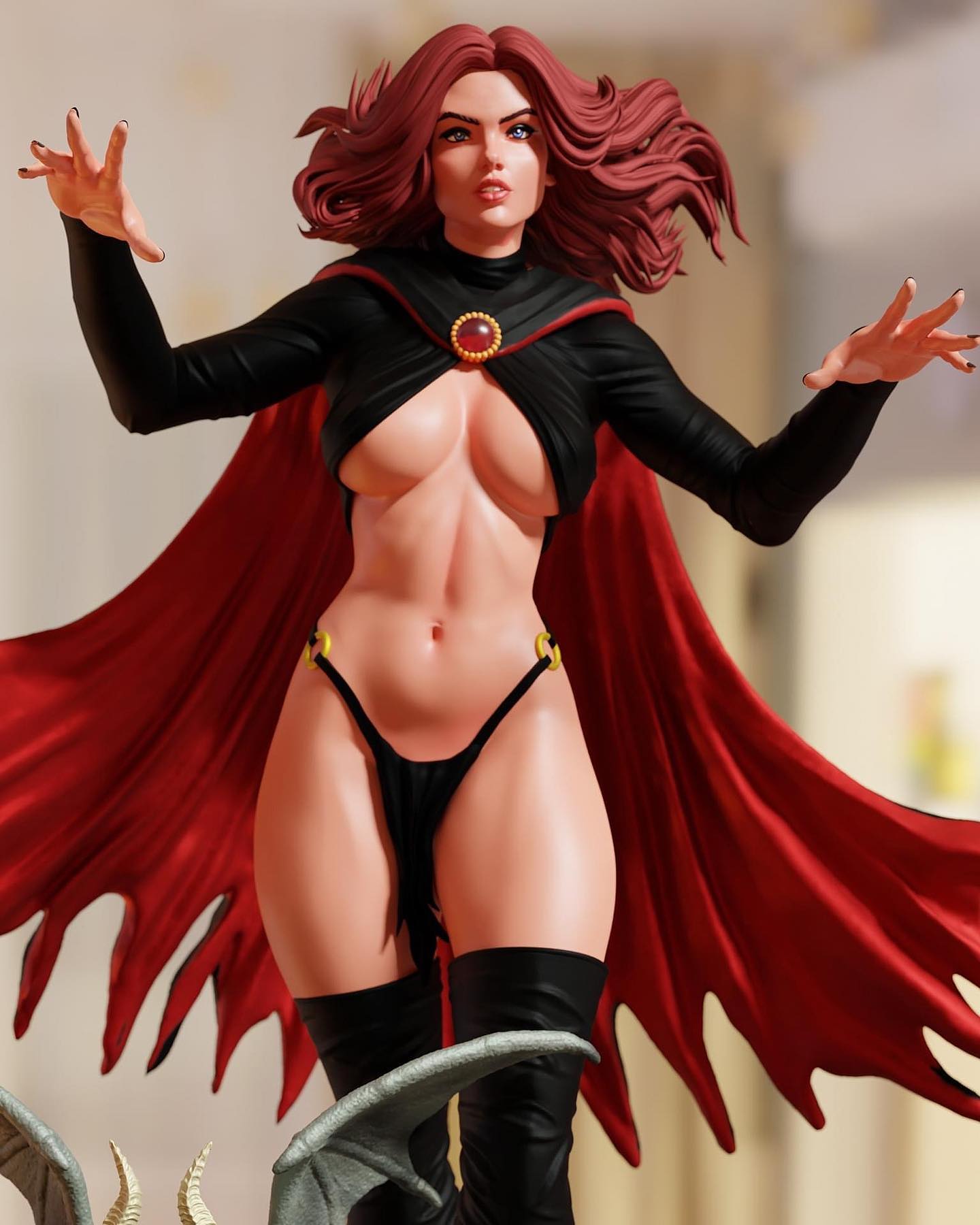 Madelyne Pryor Special Edition - Marvel Comics - STL 3D Print Files - 3D Printed Garage Kit ガレージキット Resin Model Scale Figure フィギュア