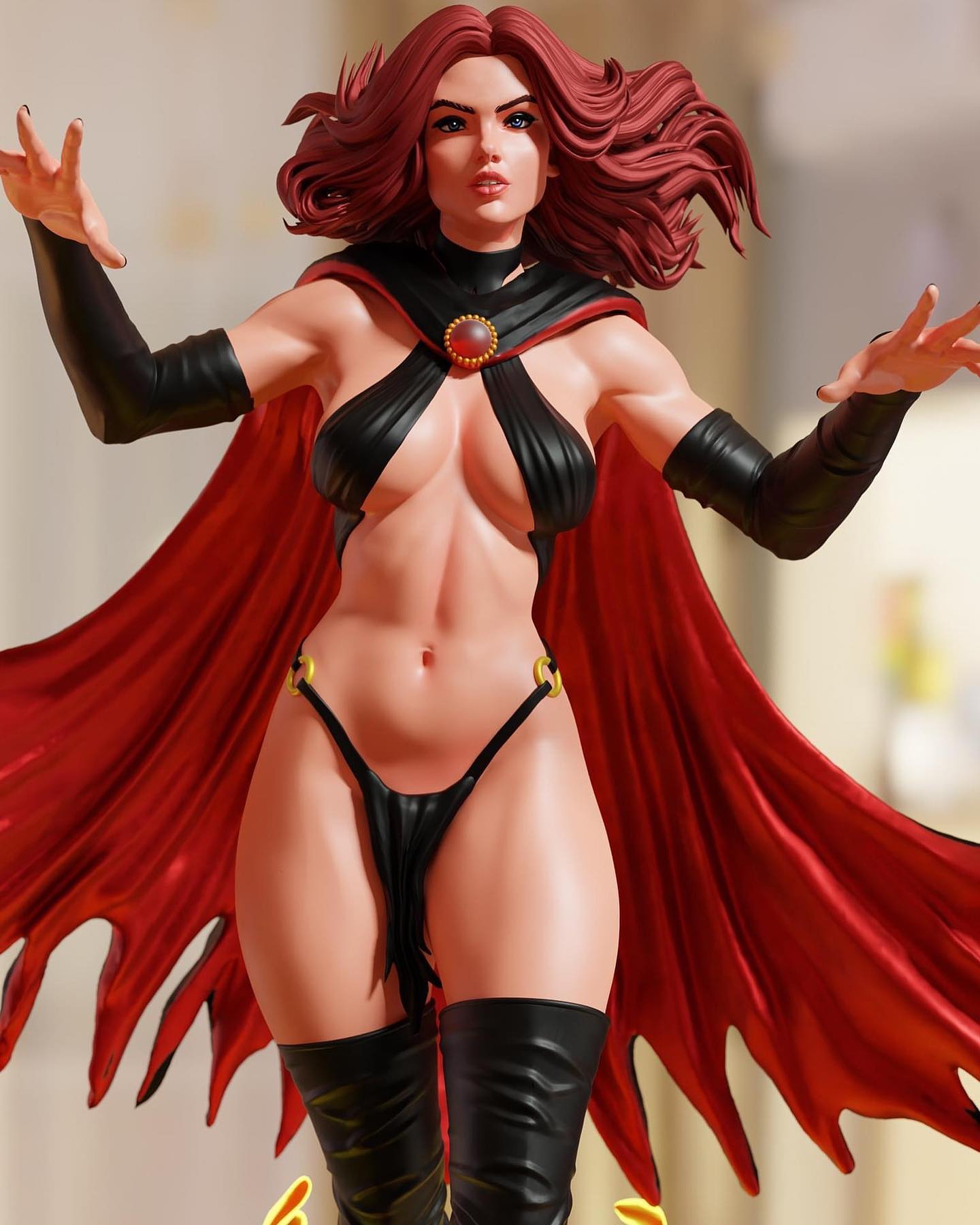 Madelyne Pryor Special Edition - Marvel Comics - STL 3D Print Files - 3D Printed Garage Kit ガレージキット Resin Model Scale Figure フィギュア