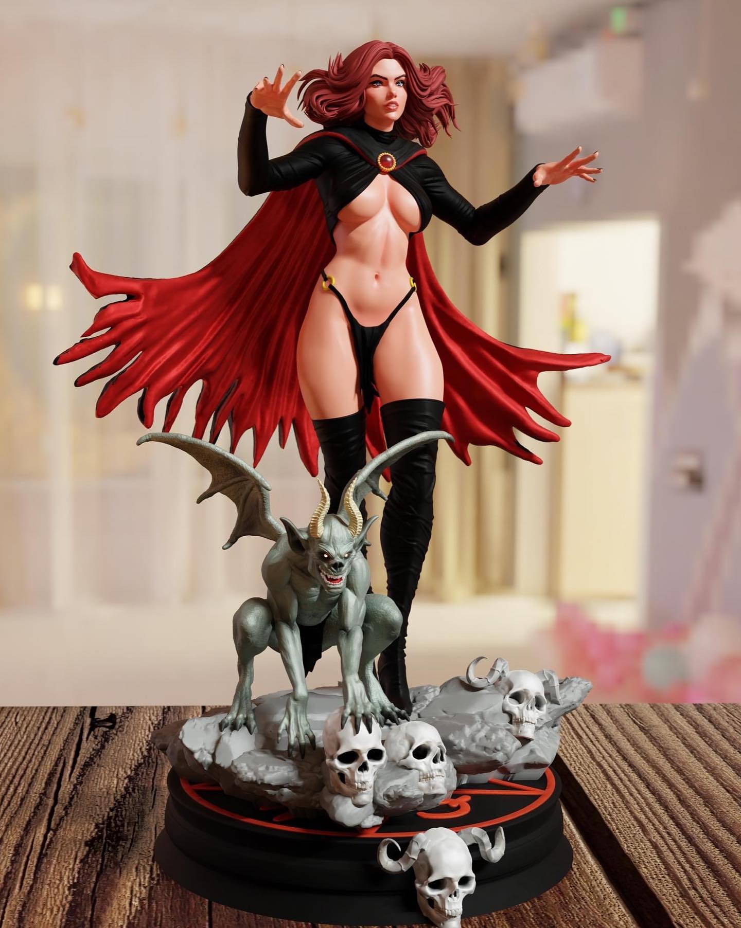 Madelyne Pryor Special Edition - Marvel Comics - STL 3D Print Files - 3D Printed Garage Kit ガレージキット Resin Model Scale Figure フィギュア