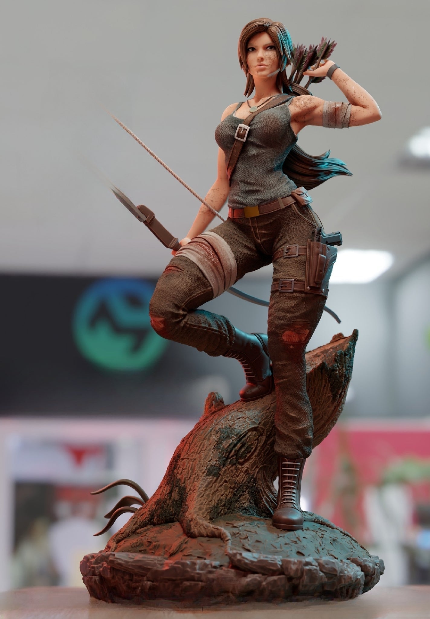 1259 Lara Croft Special Edition - Tomb Raider - STL 3D Print Files - 3D Printed Garage Kit ガレージキット Resin Model Scale Figure フィギュア
