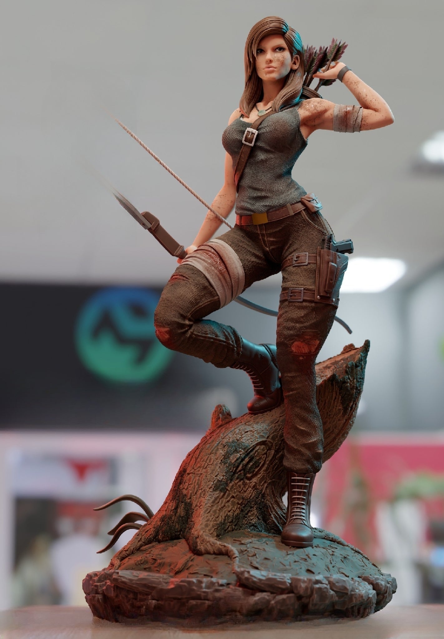 1259 Lara Croft Special Edition - Tomb Raider - STL 3D Print Files - 3D Printed Garage Kit ガレージキット Resin Model Scale Figure フィギュア