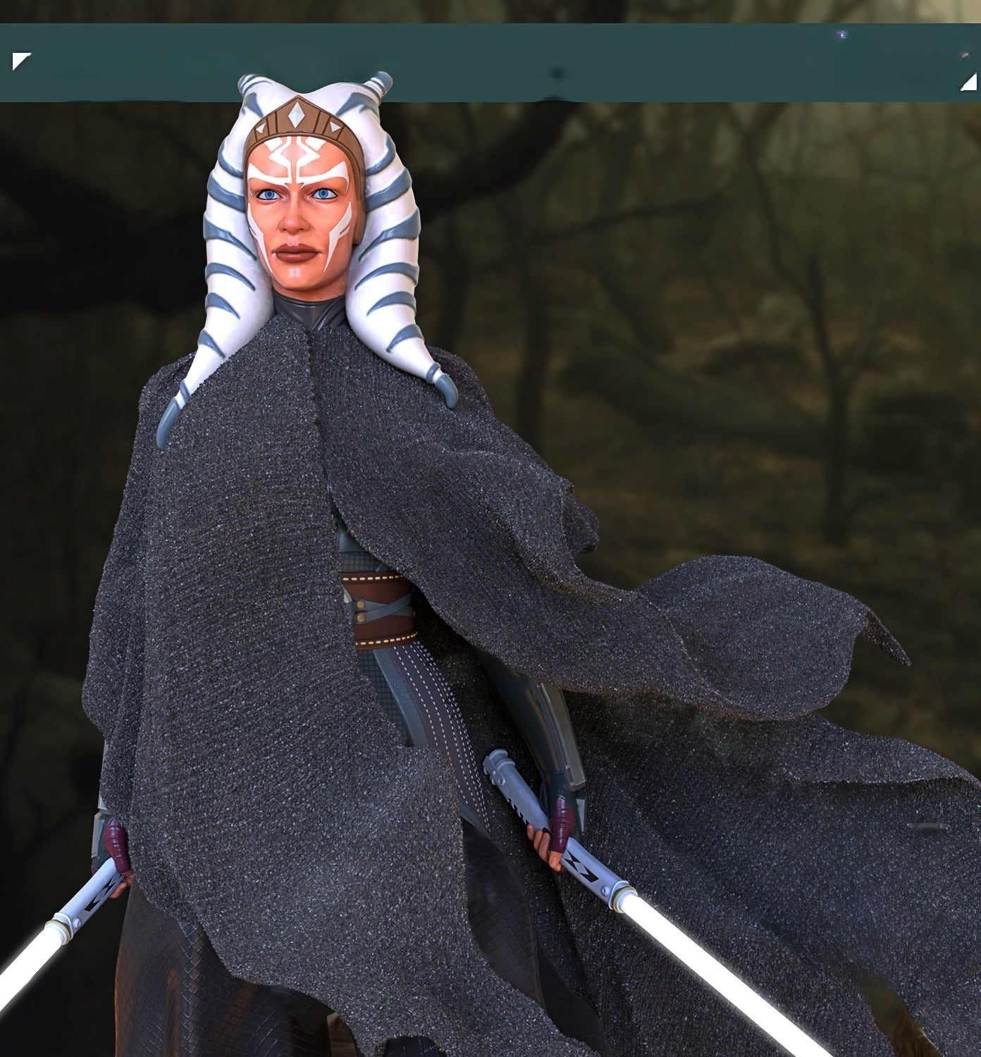 Ahsoka Special Edition and Baby Yoda Diorama - Star Wars -The Clone Wars - STL 3D Print Files - 3D Printed Garage Kit ガレージキット Resin Model Scale Figure フィギュア