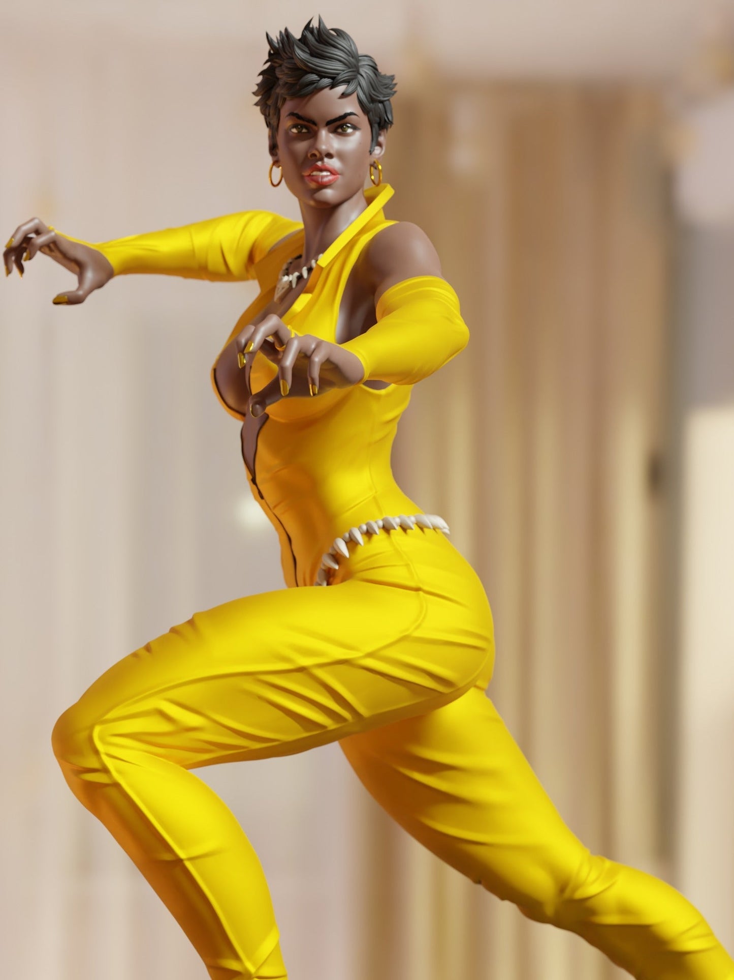 Vixen - DC Comics - STL 3D Print Files - 3D Printed Garage Kit ガレージキット Resin Model Scale Figure フィギュア