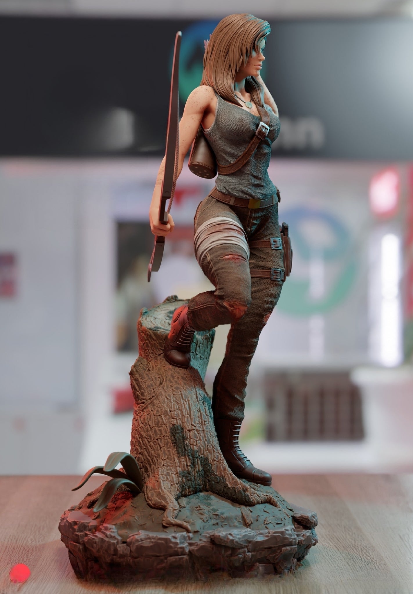 1259 Lara Croft Special Edition - Tomb Raider - STL 3D Print Files - 3D Printed Garage Kit ガレージキット Resin Model Scale Figure フィギュア