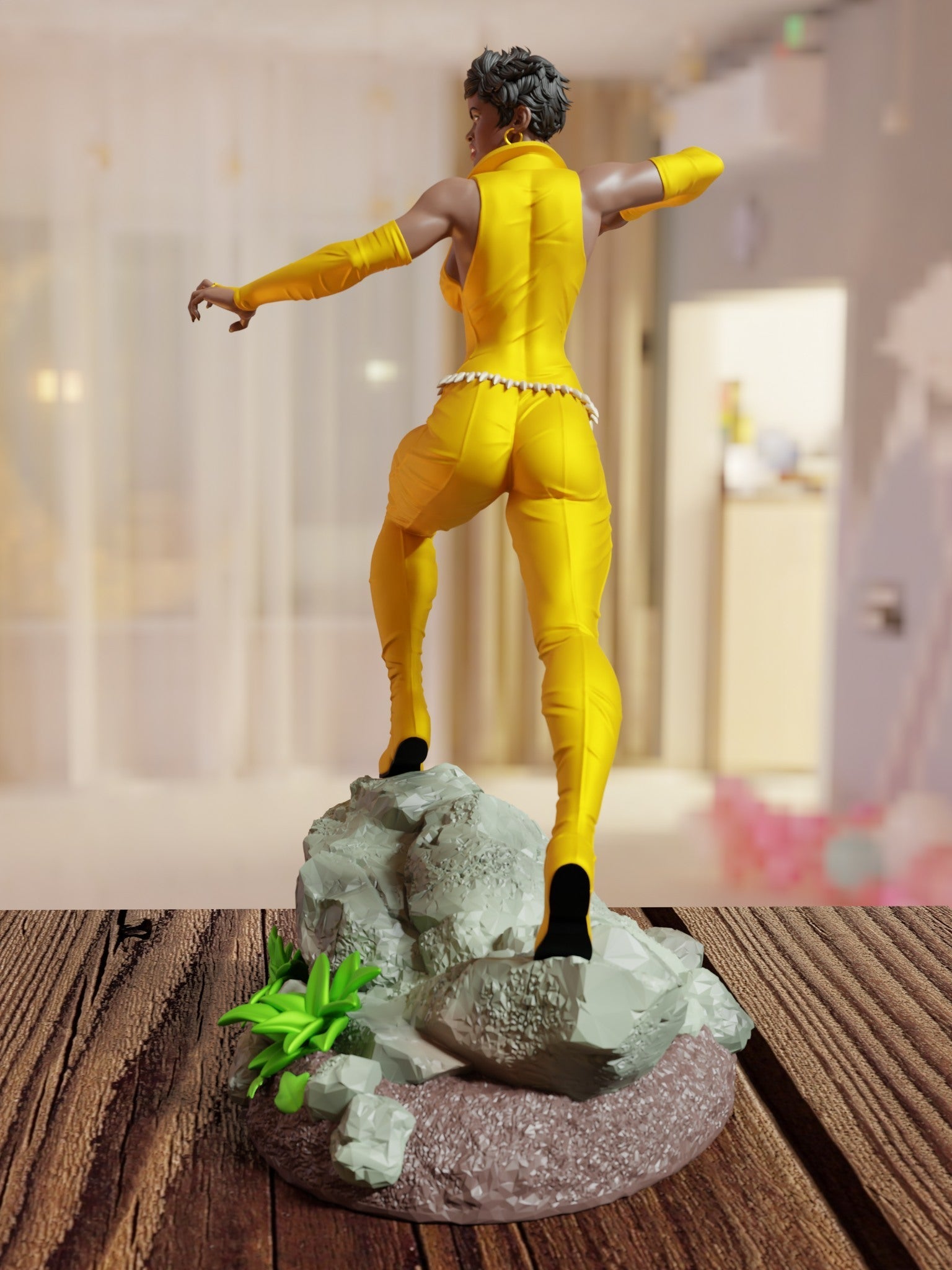 Vixen - DC Comics - STL 3D Print Files - 3D Printed Garage Kit ガレージキット Resin Model Scale Figure フィギュア