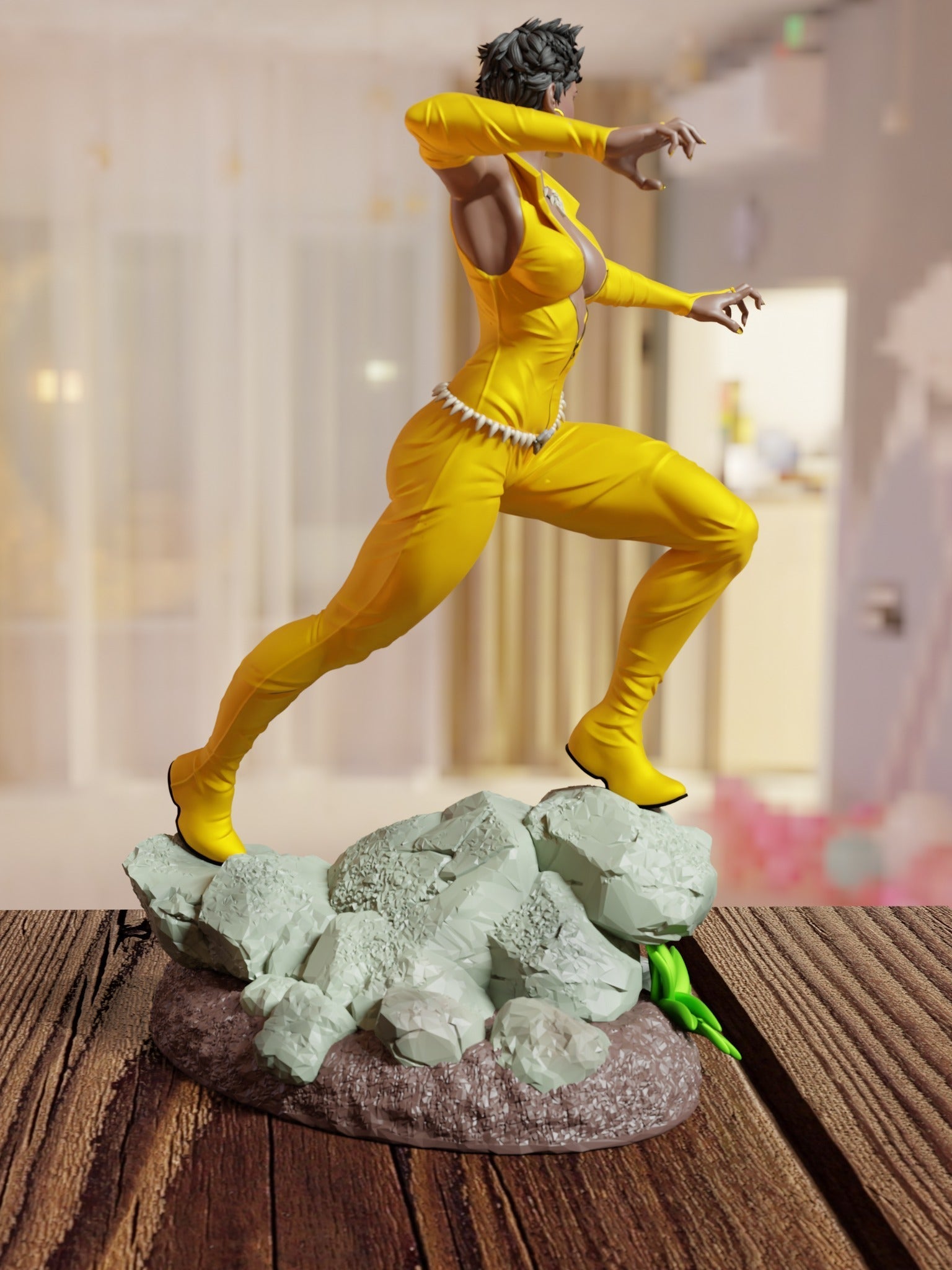 Vixen - DC Comics - STL 3D Print Files - 3D Printed Garage Kit ガレージキット Resin Model Scale Figure フィギュア