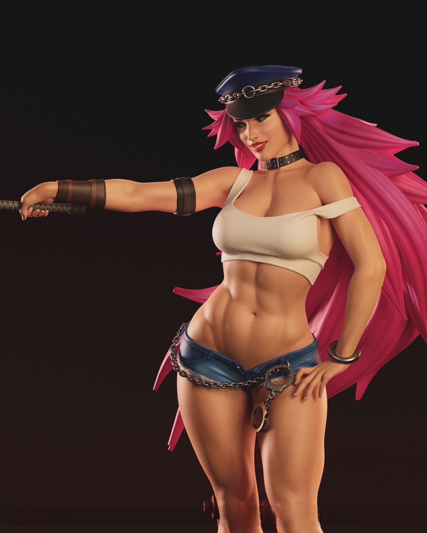 1433 Poison Special Edition - Street Fighter - STL 3D Print Files - 3D Printed Garage Kit ガレージキット Resin Model Scale Figure フィギュア