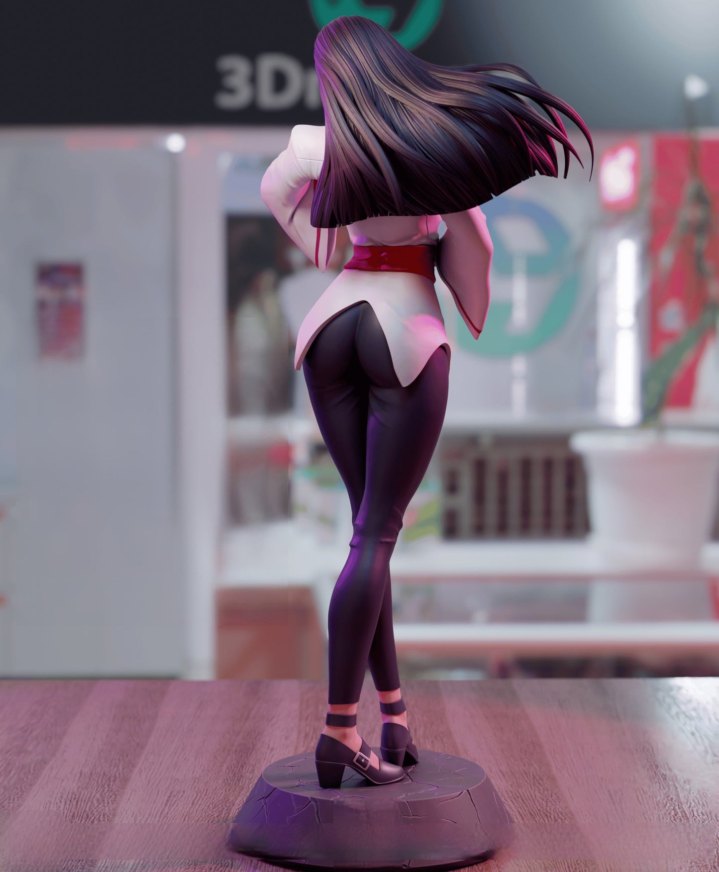 Chizuru Kagura - The King of Fighters 1/8 Scale - 3D Printed Garage Kit ガレージキット Resin Model Scale Figure フィギュア