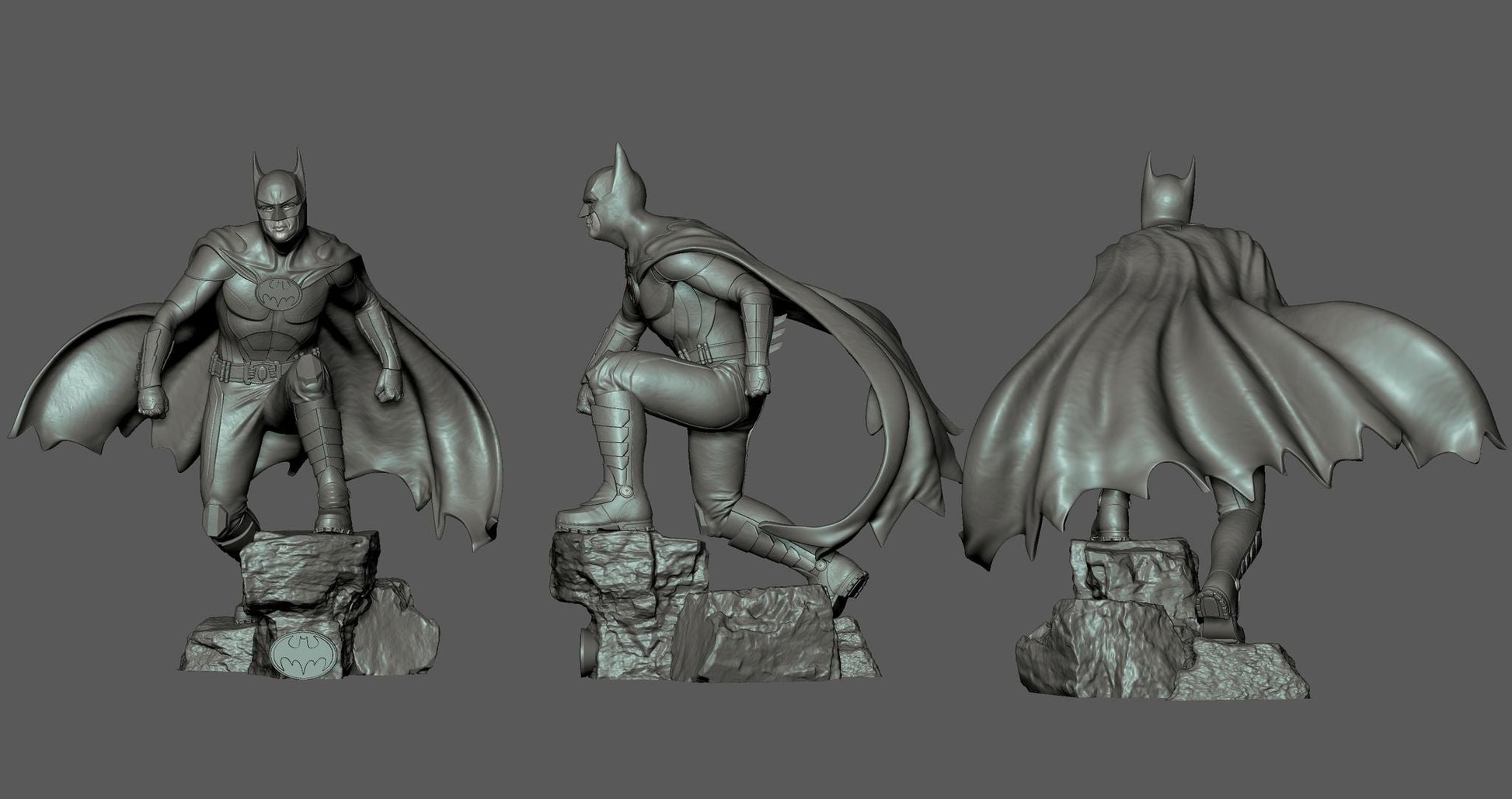 1445 Batman - Michael Keaton - STL 3D Print Files - 3D Printed Garage Kit ガレージキット Resin Model Scale Figure フィギュア