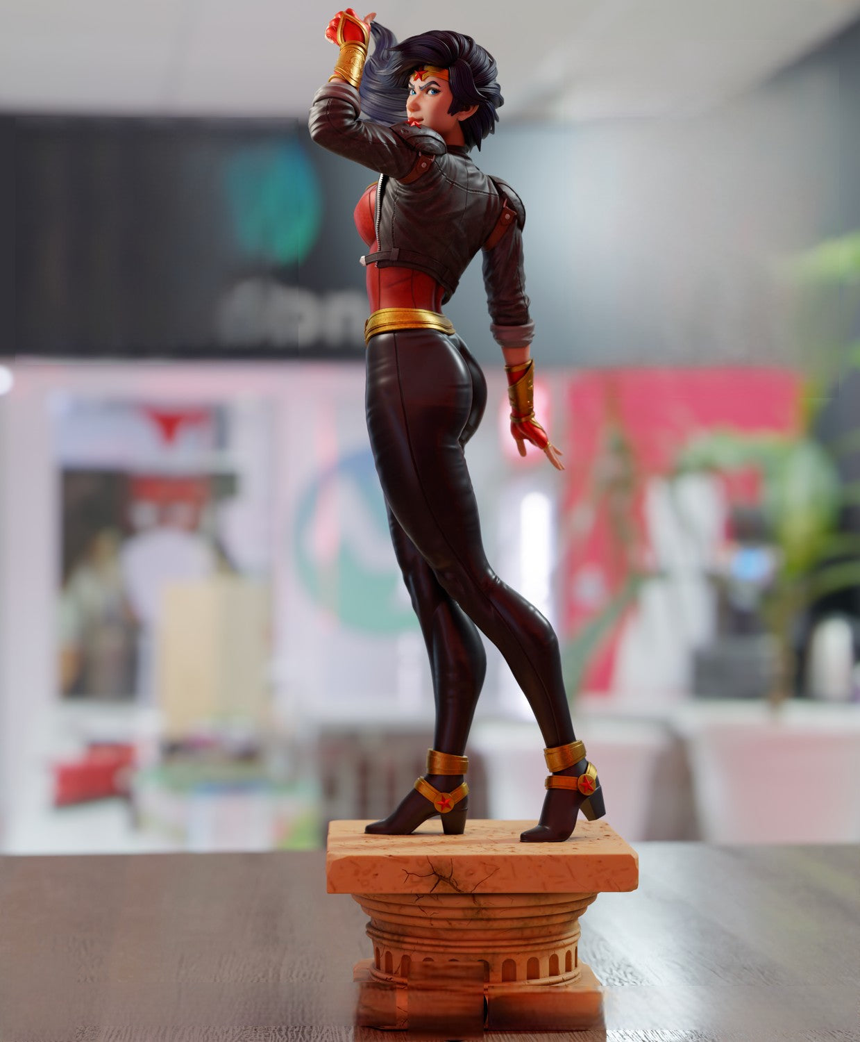 1833 Wonder Woman Special Edition - STL 3D Print Files - 3D Printed Garage Kit ガレージキット Resin Model Scale Figure フィギュア