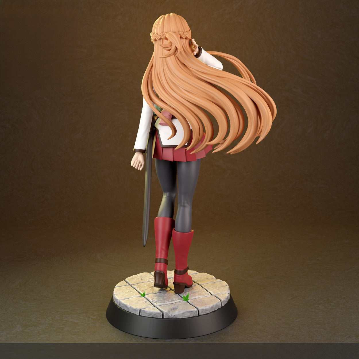 1387 Yuuki Asuna Special Edition - Sword Art Online - STL 3D Print Files - 3D Printed Garage Kit ガレージキット Resin Model Scale Figure フィギュア