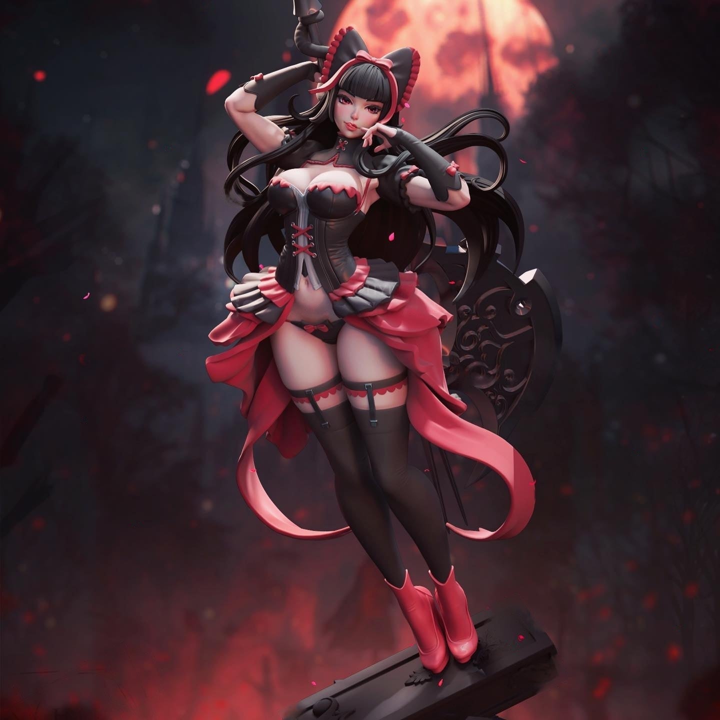 Rory Mercury Special Edition - Gate - STL 3D Print Files - 3D Printed Garage Kit ガレージキット Resin Model Scale Figure フィギュア