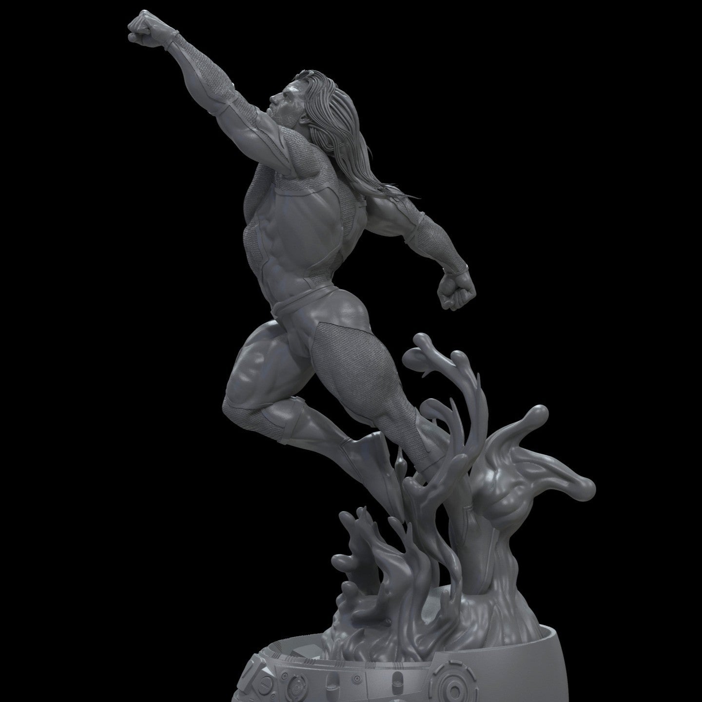 Superman Black Suit - DC Comics - STL 3D Print Files - 3D Printed Garage Kit ガレージキット Resin Model Scale Figure フィギュア