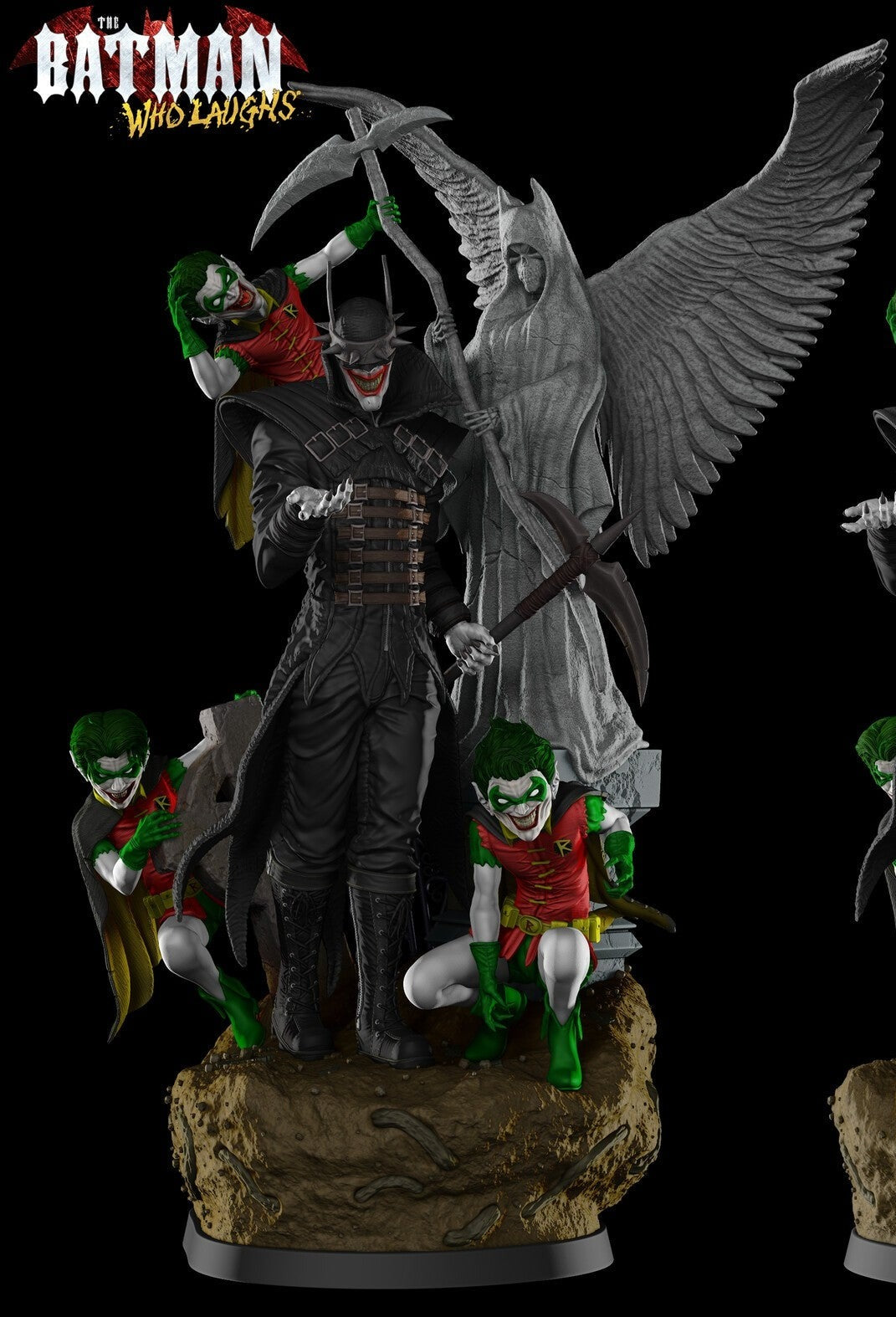 1561 Batman Who Laughs - DC Comics - STL 3D Print Files - 3D Printed Garage Kit ガレージキット Resin Model Scale Figure フィギュア