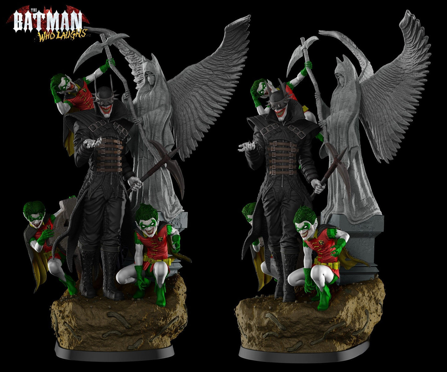 1561 Batman Who Laughs - DC Comics - STL 3D Print Files - 3D Printed Garage Kit ガレージキット Resin Model Scale Figure フィギュア