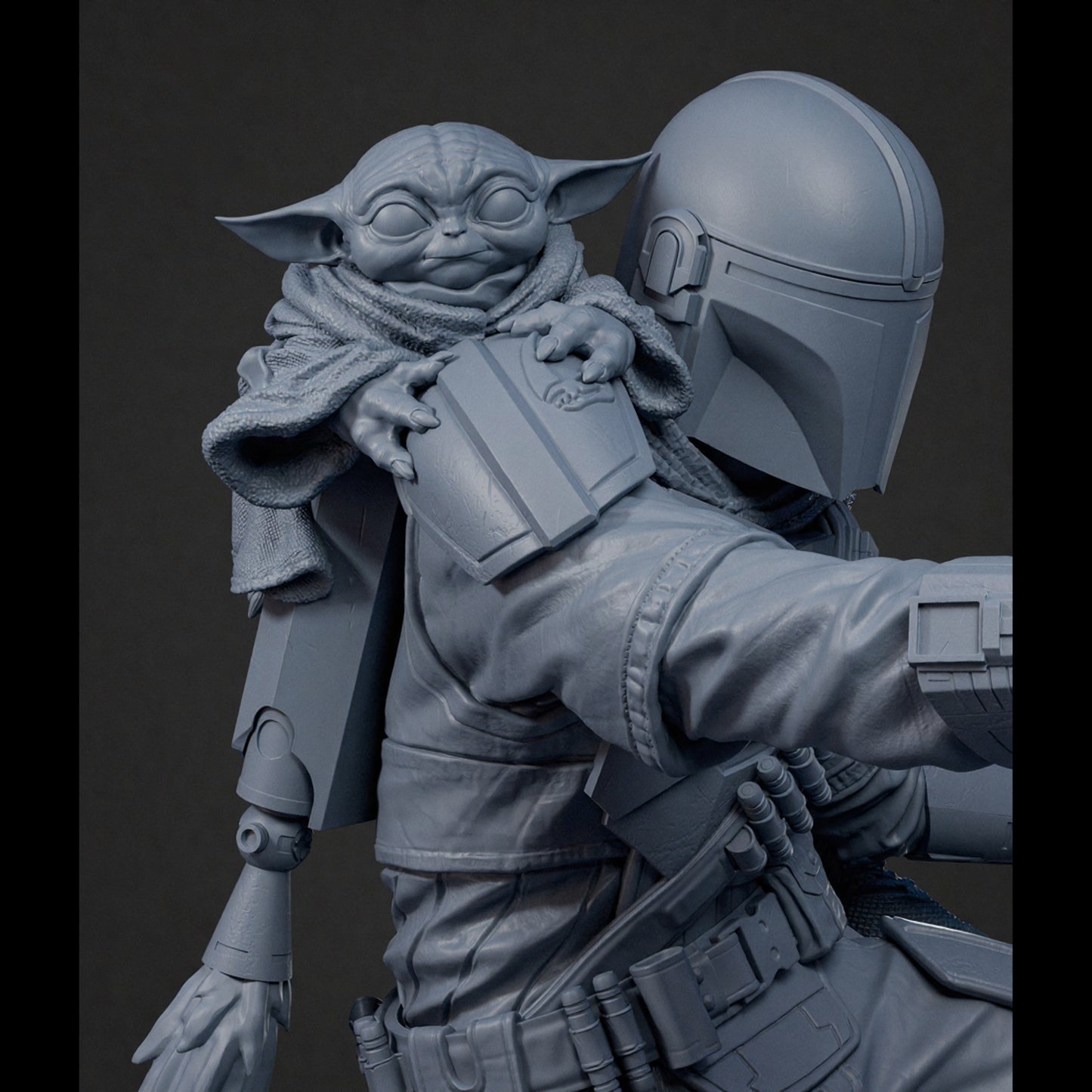 The Mandalorian and Grogu マンダロリアン グローグー 1/8 Scale