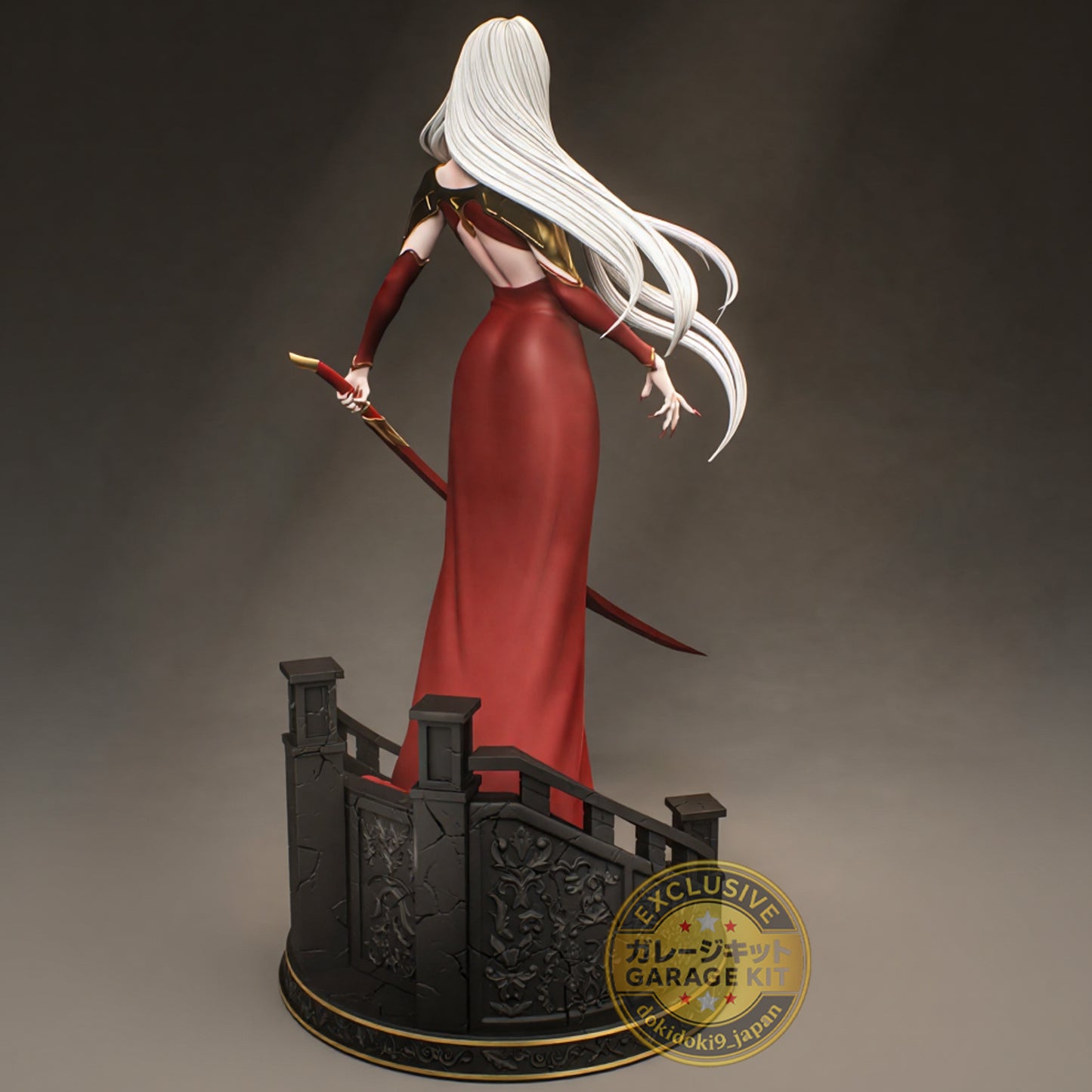 Carmilla Resin Garage Kit – Castlevania – 1/8 Scale | Unpainted 3D Printed Resin Model