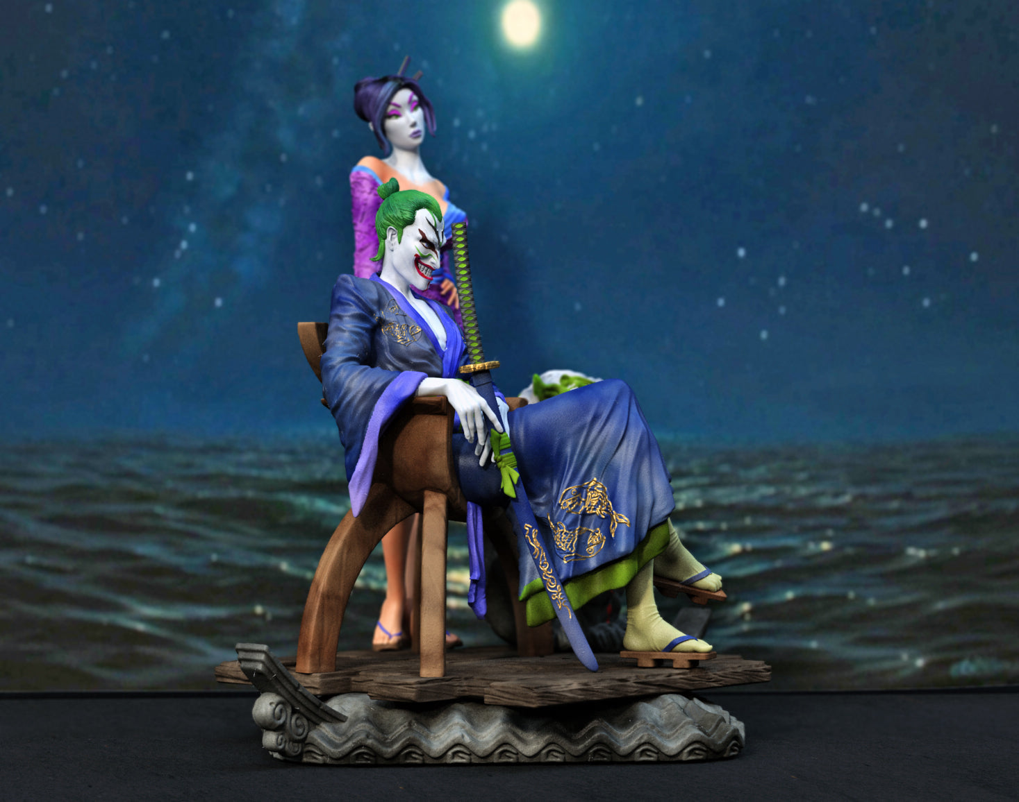 Joker and Punchline Special Edition - STL 3D Print Files - 3D Printed Garage Kit ガレージキット Resin Model Scale Figure フィギュア