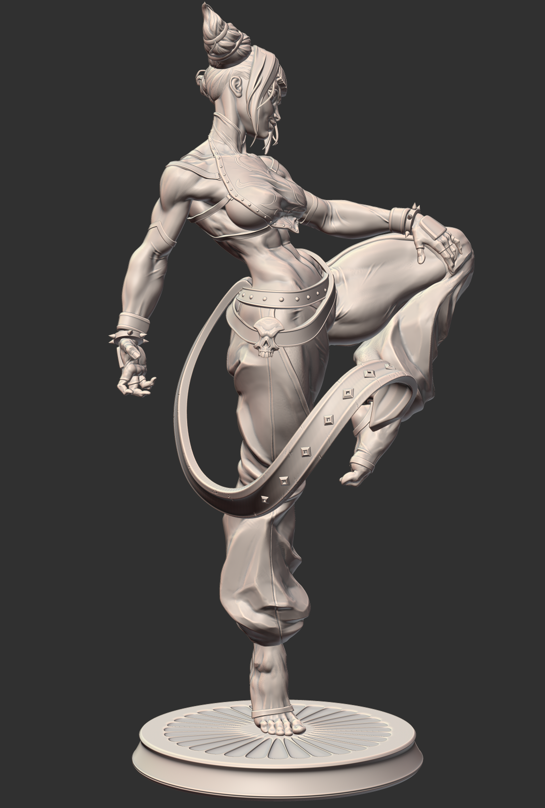 Juri Special Edition - Street Fighter - STL 3D Print Files - 3D Printed Garage Kit ガレージキット Resin Model Scale Figure フィギュア