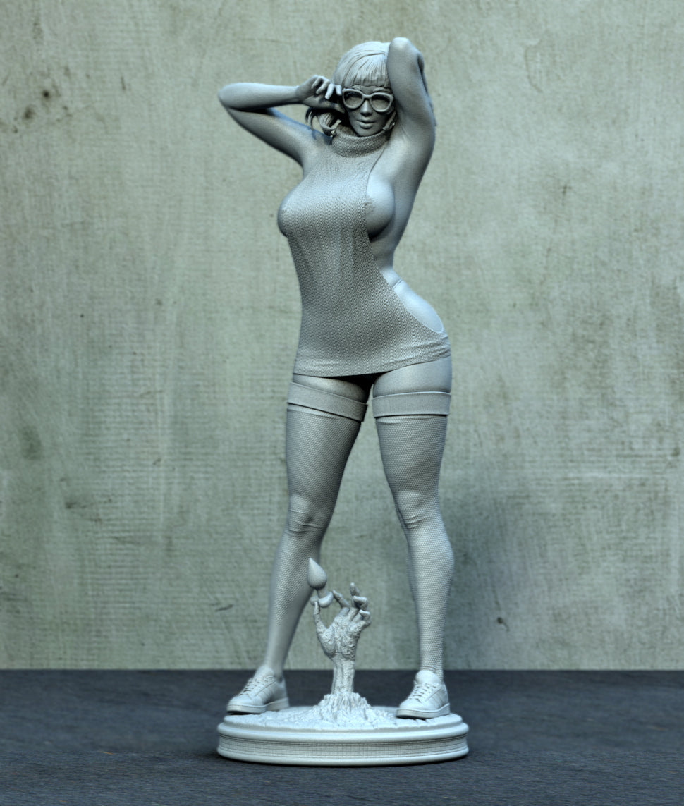 Velma Special Edition - Scooby Doo's - STL 3D Print Files - 3D Printed Garage Kit ガレージキット Resin Model Scale Figure フィギュア