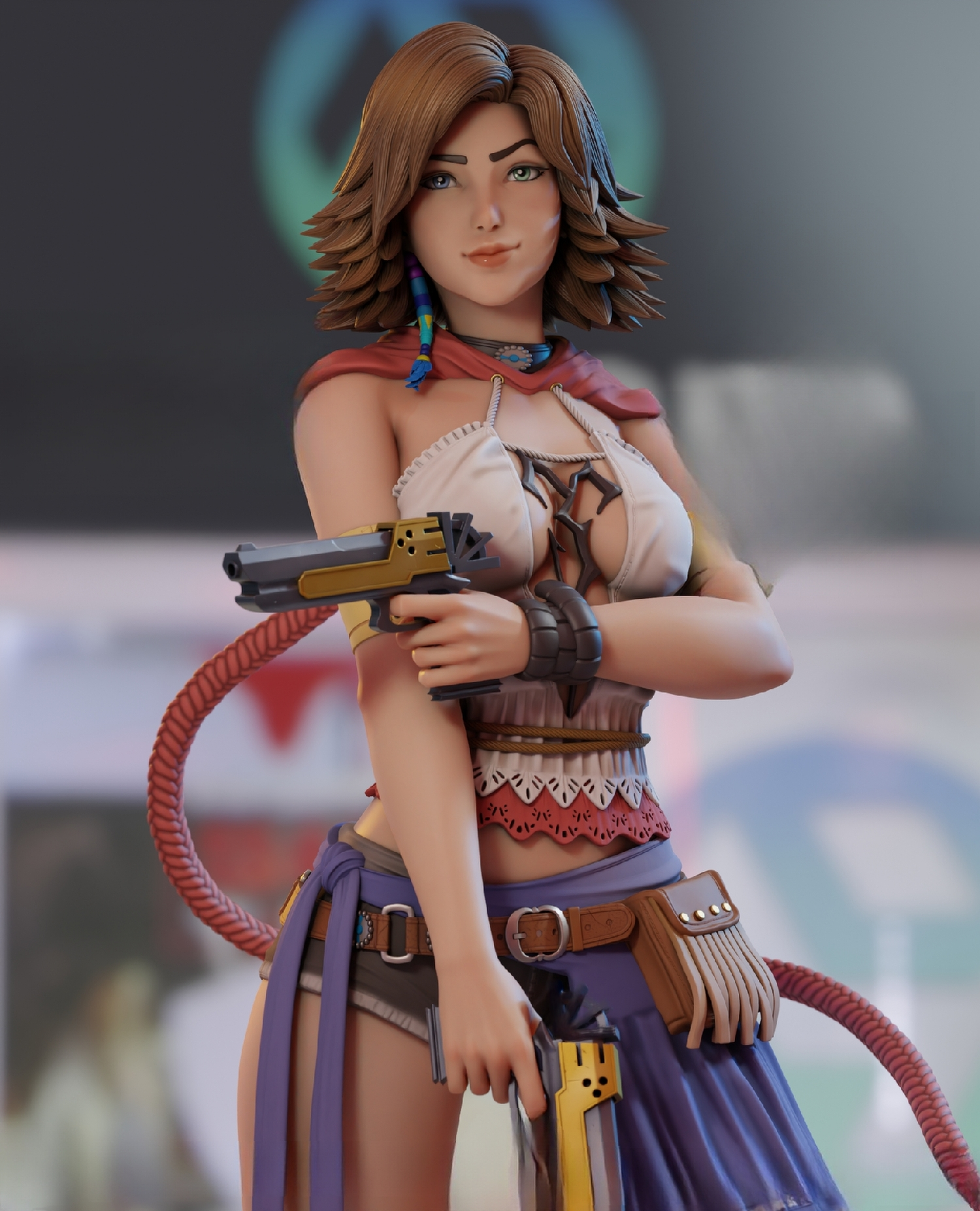 Yuna Special Edition - Final Fantasy X - STL 3D Print Files - 3D Printed Garage Kit ガレージキット Resin Model Scale Figure フィギュア