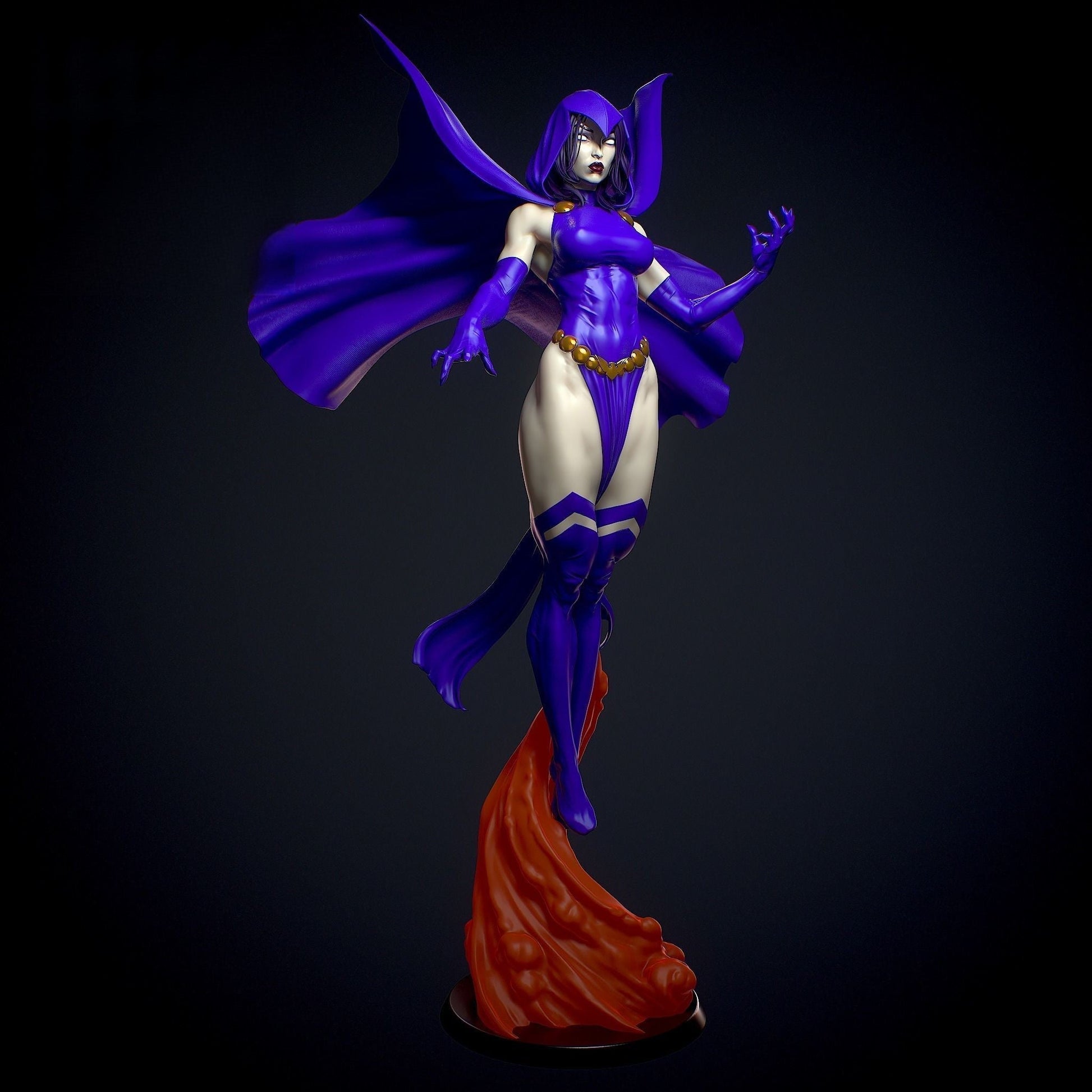1417 Raven Special Edition - DC Comics - STL 3D Print Files - 3D Printed Garage Kit ガレージキット Resin Model Scale Figure フィギュア