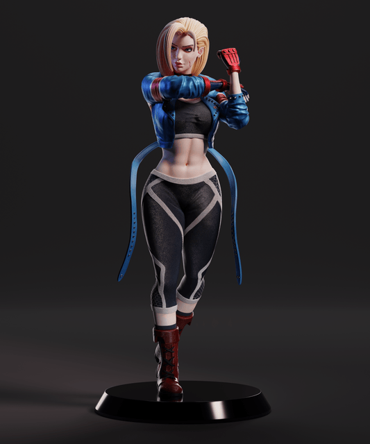 Cammy - Street Fighter 1/8 Scale - 3D Printed Garage Kit ガレージキット Resin Model Scale Figure フィギュア