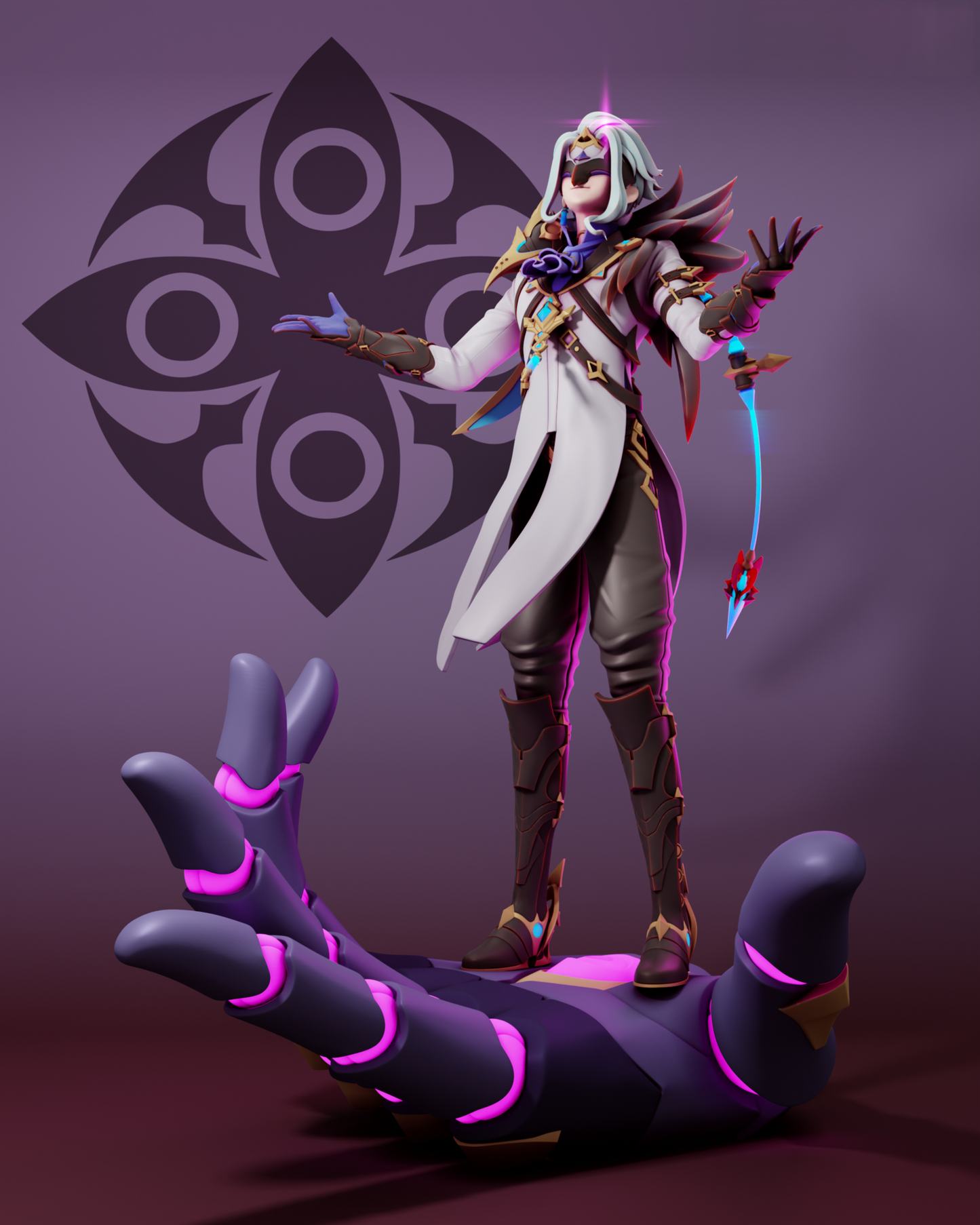 Dottore - Genshin Impact - STL 3D Print Files - 3D Printed Garage Kit ガレージキット Resin Model Scale Figure フィギュア