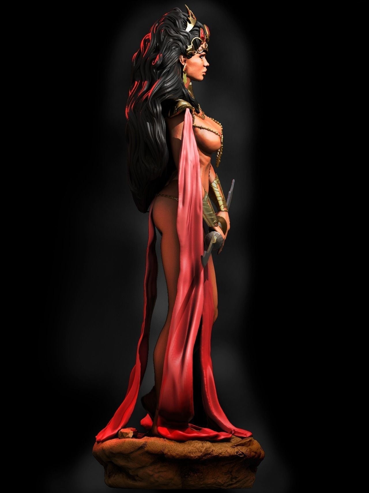 DEJAH THORIS Special Edition - STL 3D Print Files - 3D Printed Garage Kit ガレージキット Resin Model Scale Figure フィギュア