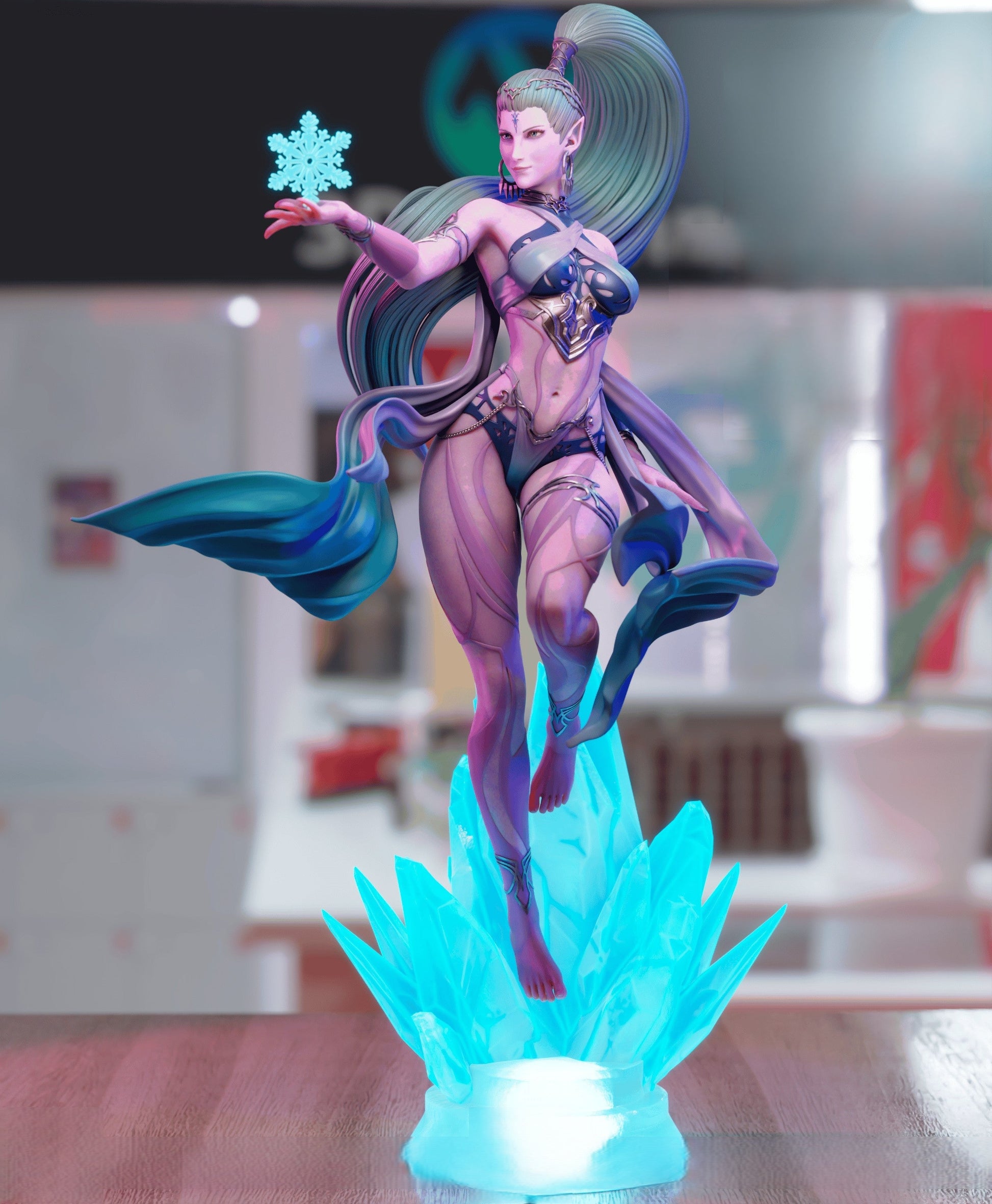 Shiva Special Edition - Final Fantasy - STL 3D Print Files - 3D Printed Garage Kit ガレージキット Resin Model Scale Figure フィギュア