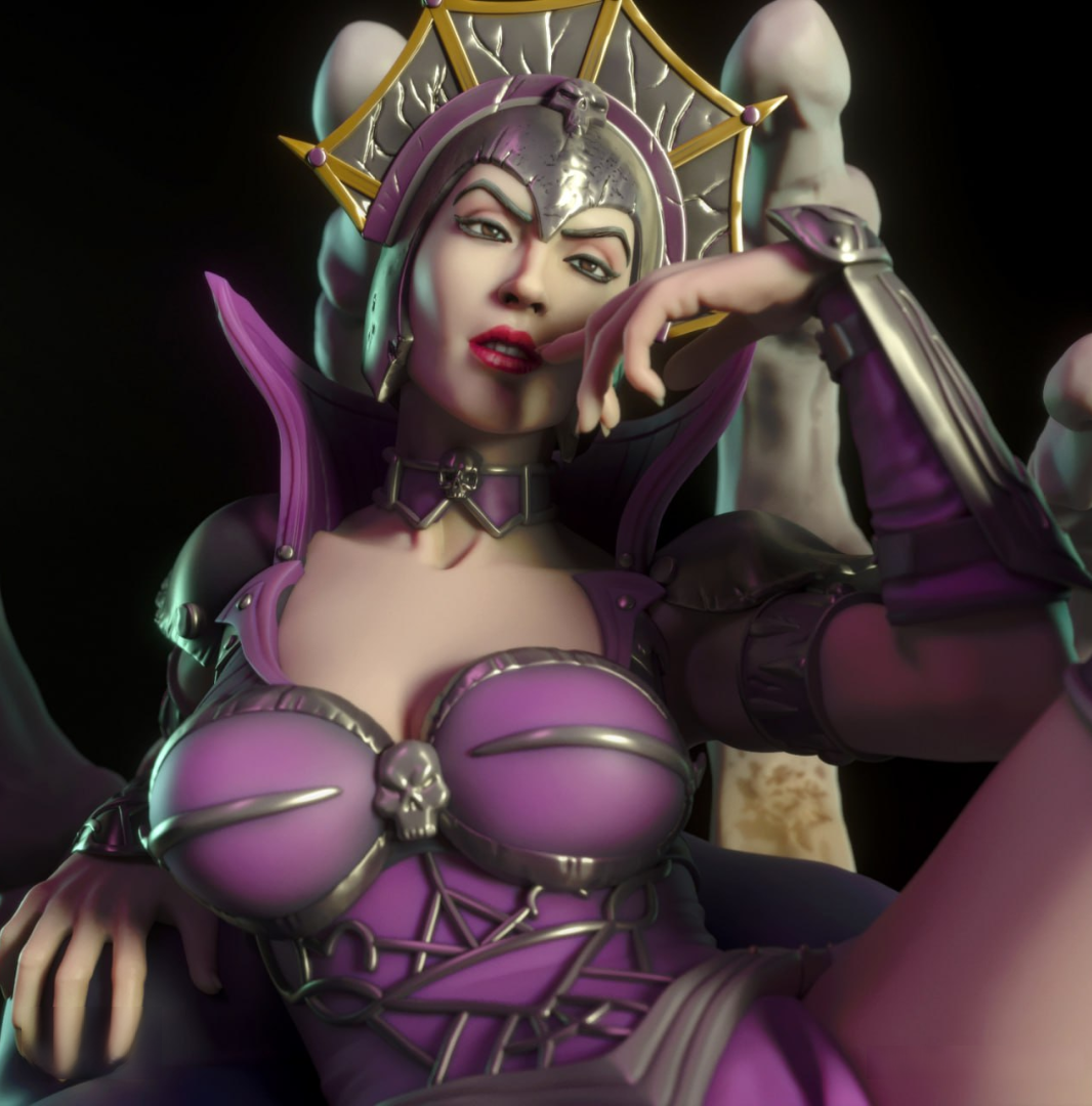 Evil-Lyn Special Edition - He-Man and the Masters of the Universe - STL 3D Print Files - 3D Printed Garage Kit ガレージキット Resin Model Scale Figure フィギュア