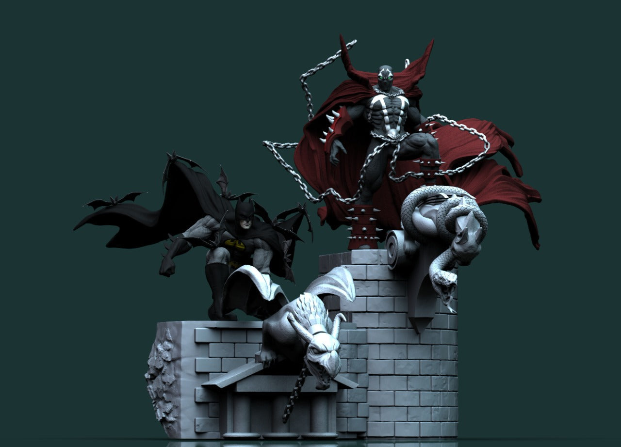 BATMAN and SPAWN 1/8 Scale