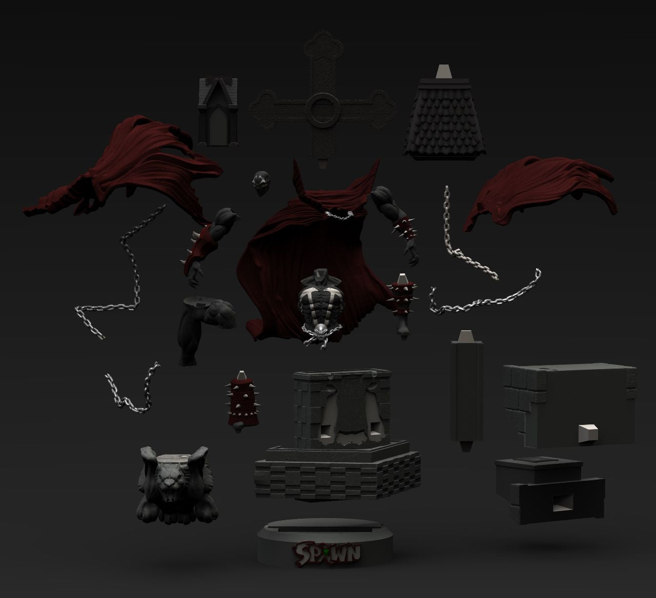BATMAN and SPAWN 1/8 Scale