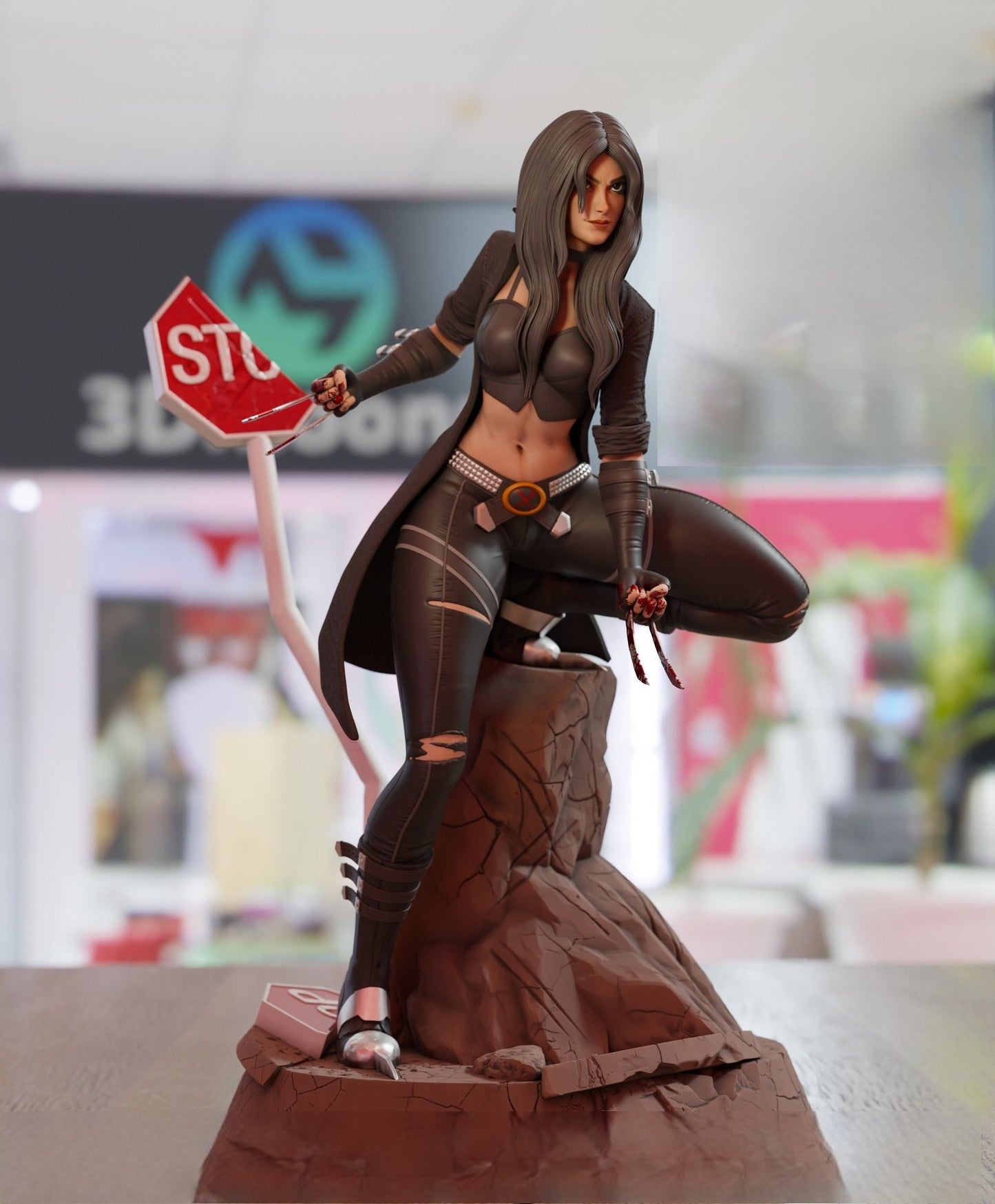 1830 X-23 Special Edition - X-men - STL 3D Print Files - 3D Printed Garage Kit ガレージキット Resin Model Scale Figure フィギュア