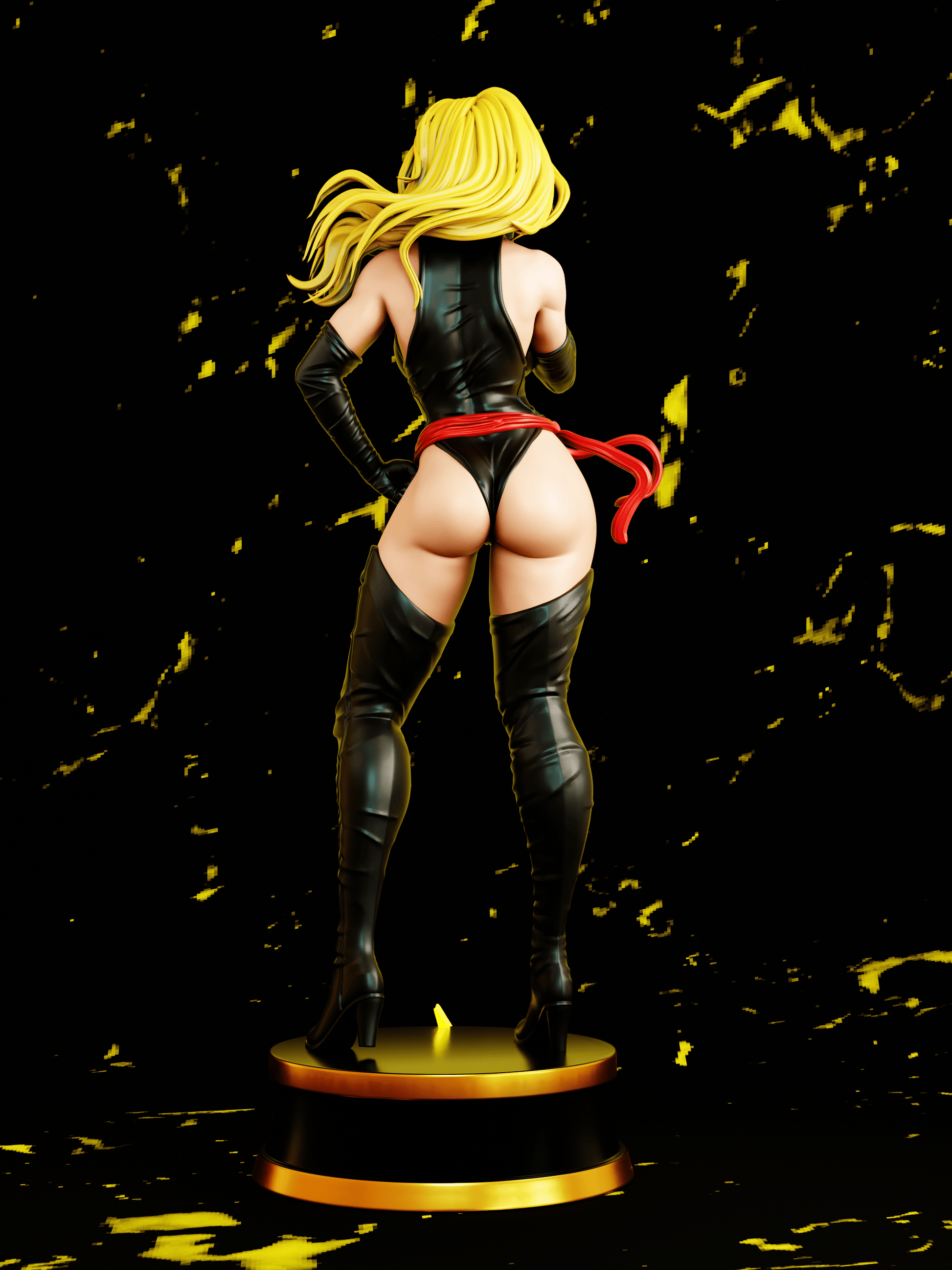 Ms. Marvel Special Edition - Carol Denvers 1/8 Scale - 3D Printed Garage Kit ガレージキット Resin Model Scale Figure フィギュア
