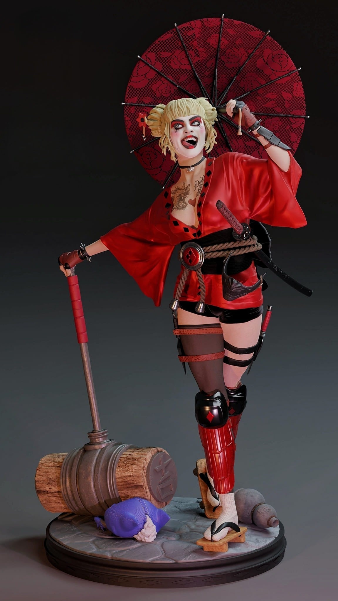 Harley Quinn Geisha 1/8 Scale