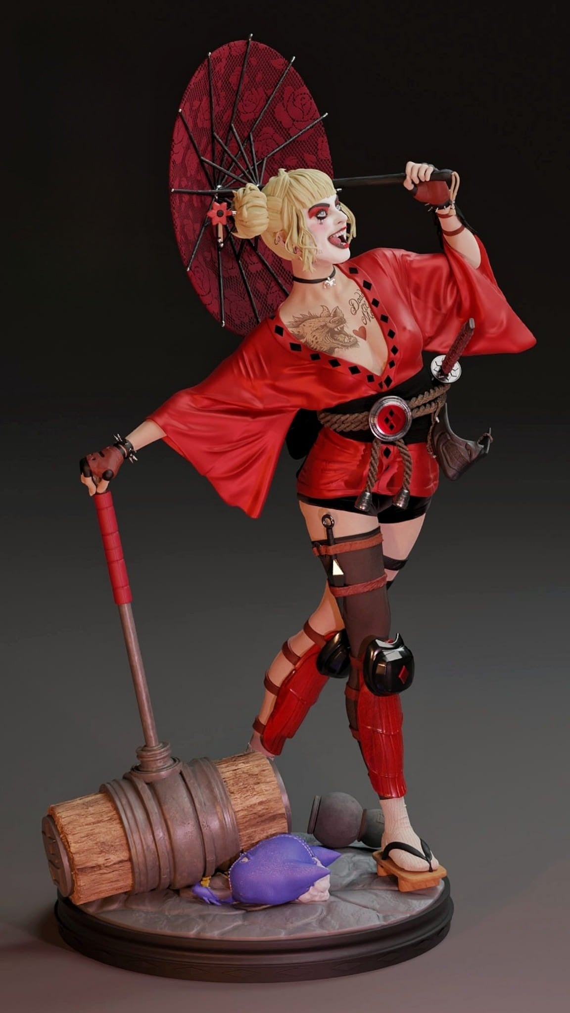 Harley Quinn Geisha 1/8 Scale