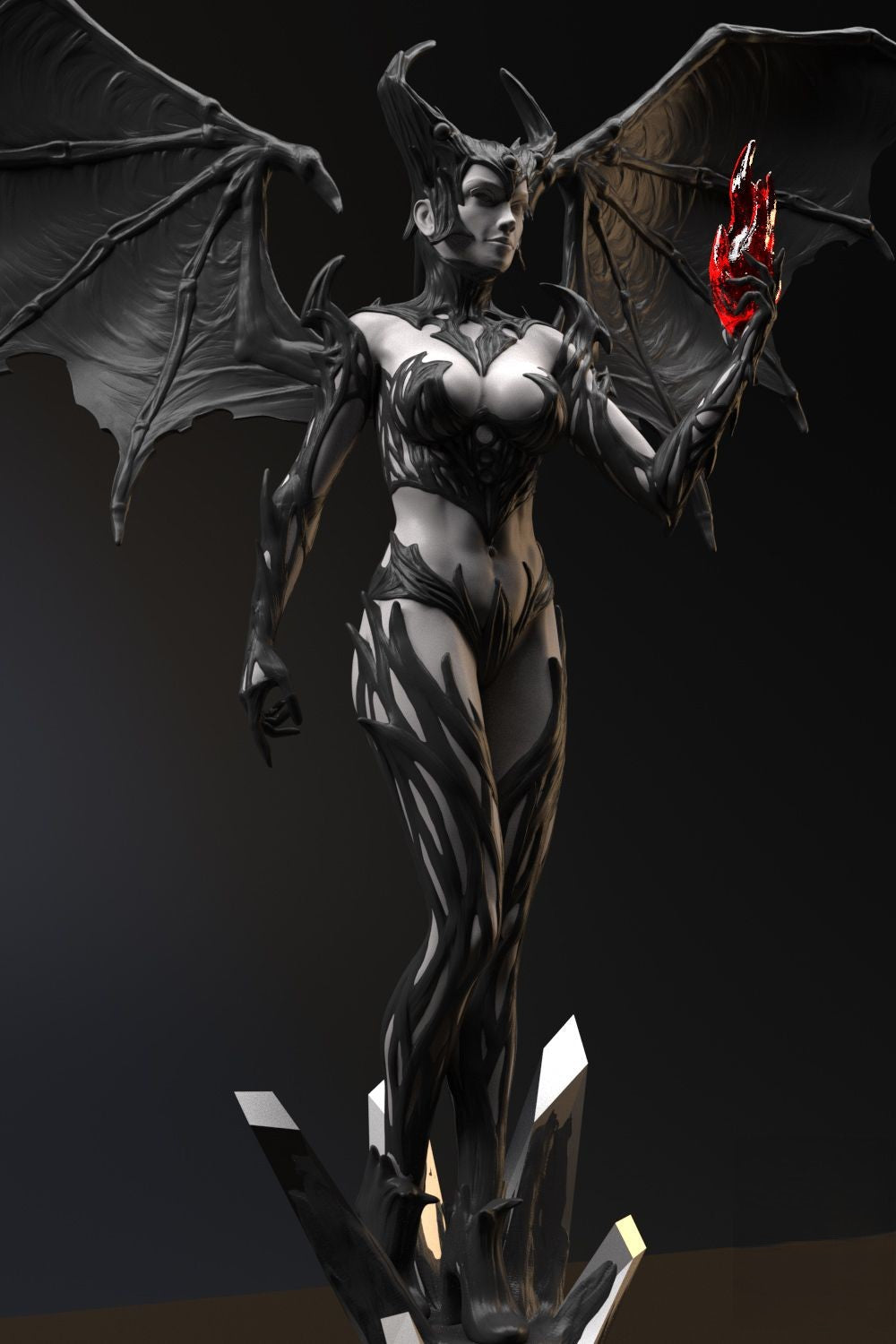 Diqual - Queen of Pain Special Edition - STL 3D Print Files - 3D Printed Garage Kit ガレージキット Resin Model Scale Figure フィギュア