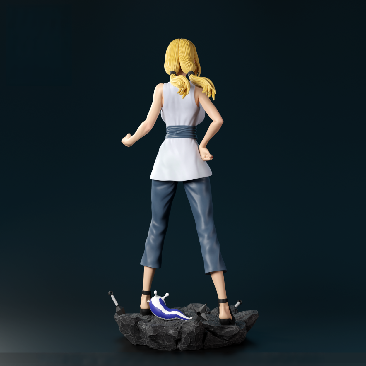 Tsunade Special Edition - Naruto - STL 3D Print Files - 3D Printed Garage Kit ガレージキット Resin Model Scale Figure フィギュア