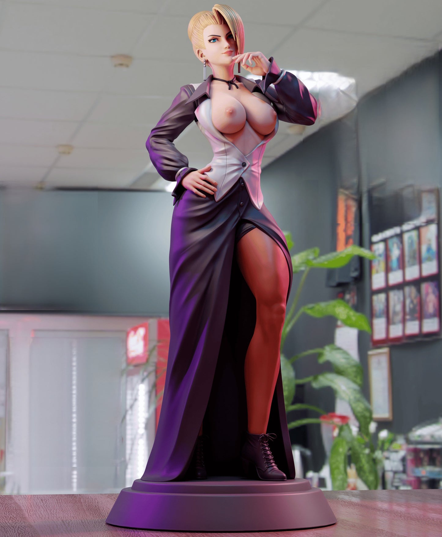 Mature Special Edition - The King of Fighters - STL 3D Print Files - 3D Printed Garage Kit ガレージキット Resin Model Scale Figure フィギュア