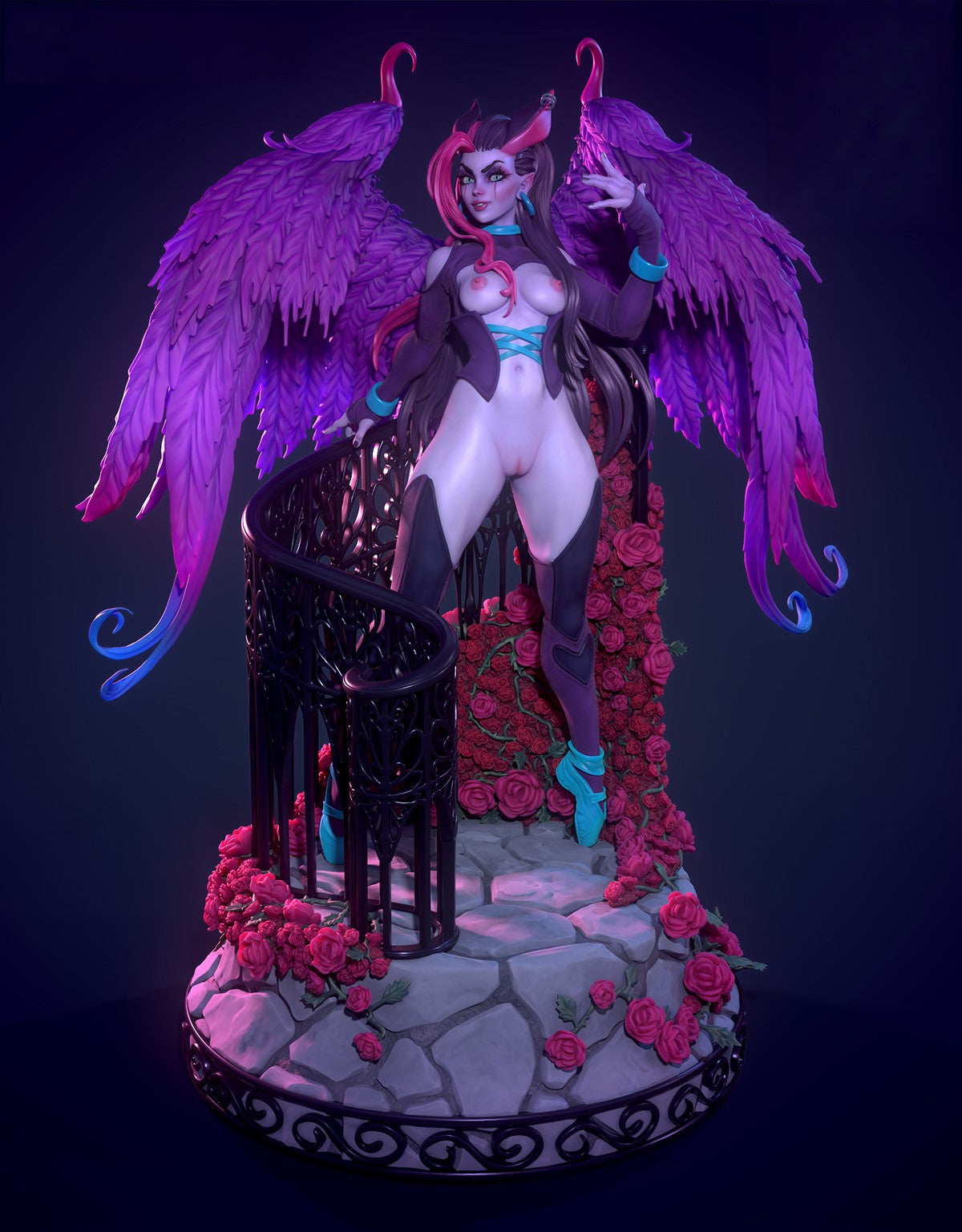 Aleriia V's Angie Special Edition - STL 3D Print Files - 3D Printed Garage Kit ガレージキット Resin Model Scale Figure フィギュア