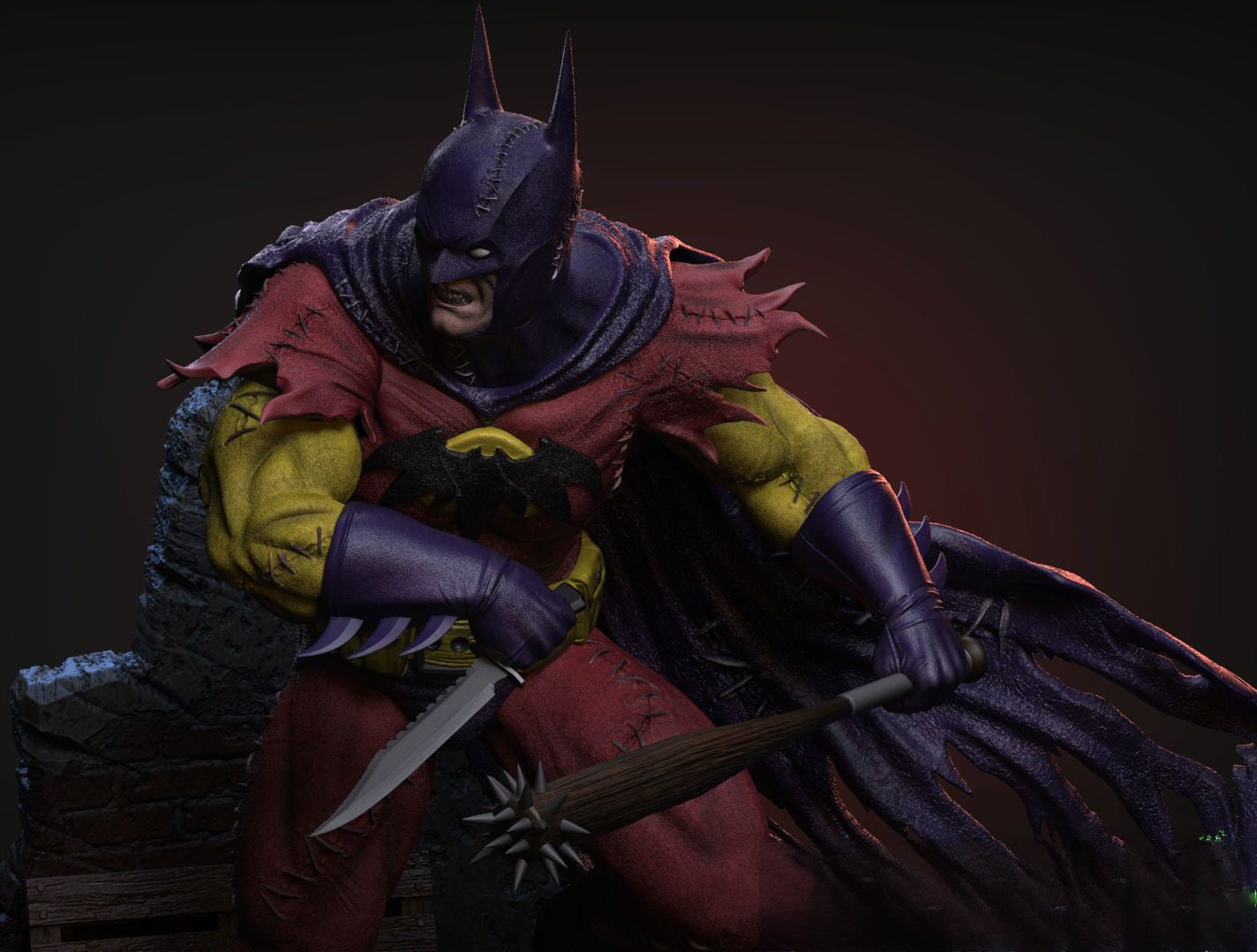 Batman Zur-En-Arrh - DC Comics - STL 3D Print Files - 3D Printed Garage Kit ガレージキット Resin Model Scale Figure フィギュア