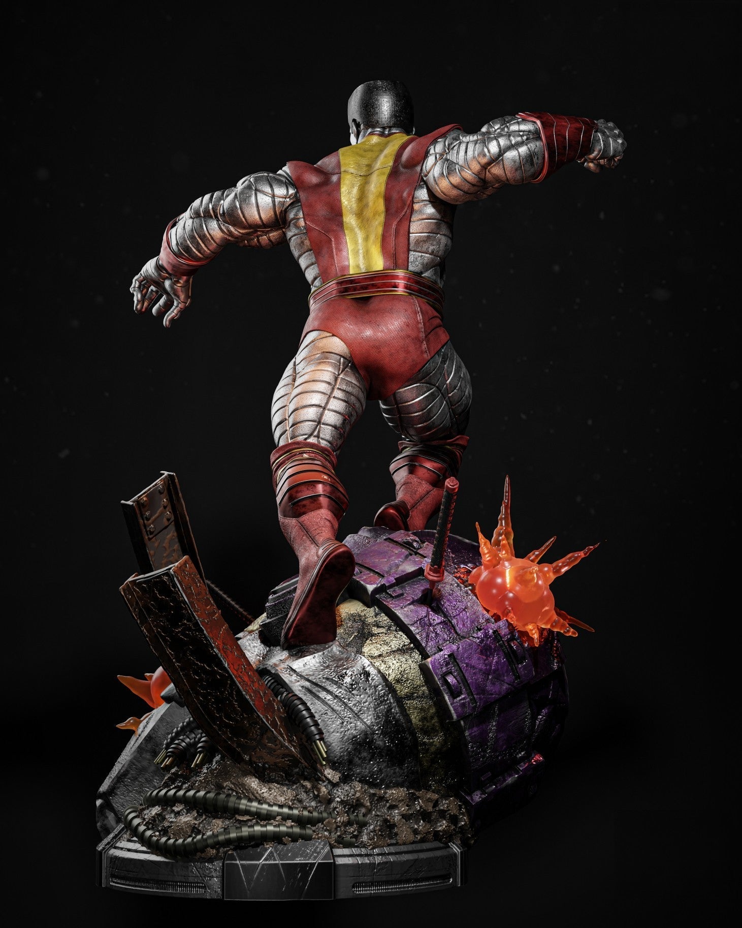 Colossus - X-Men 1/8 Scale - 3D Printed Garage Kit ガレージキット Resin Model Scale Figure フィギュア