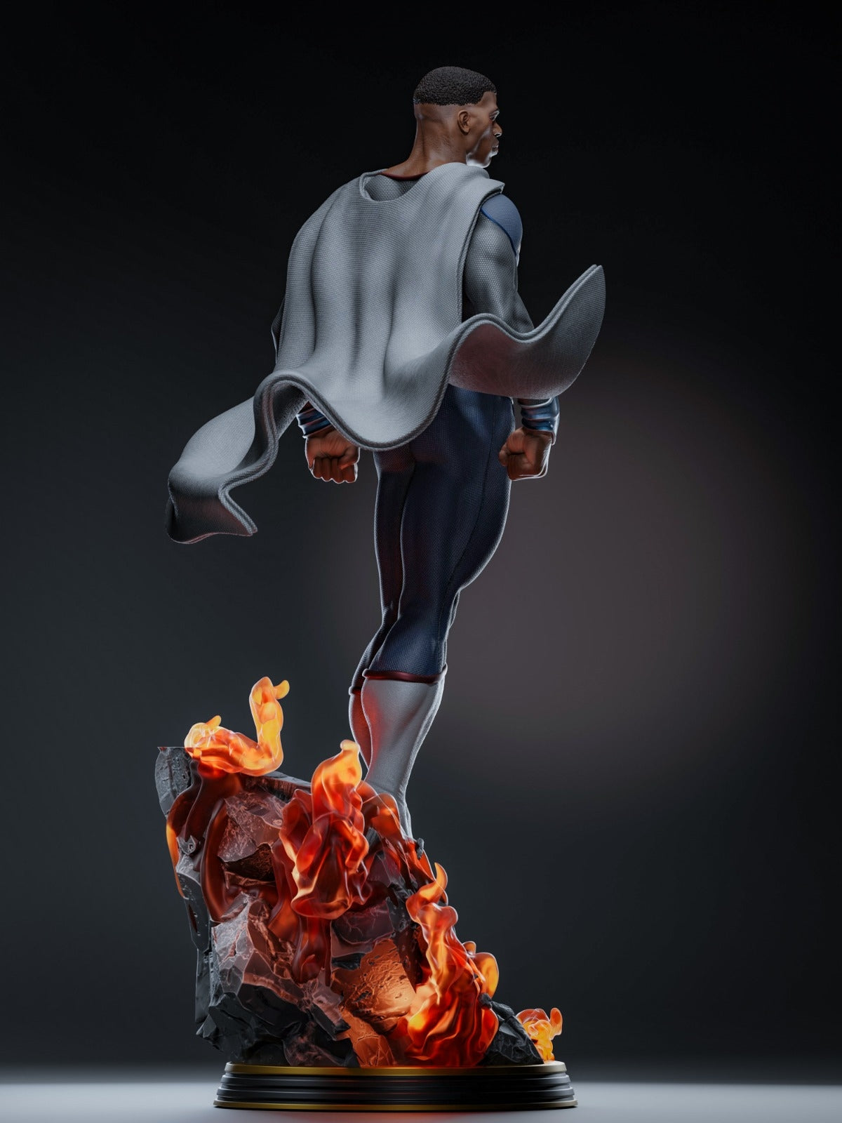 Val-Zod -Black Superman - DC Comics - STL 3D Print Files - 3D Printed Garage Kit ガレージキット Resin Model Scale Figure フィギュア