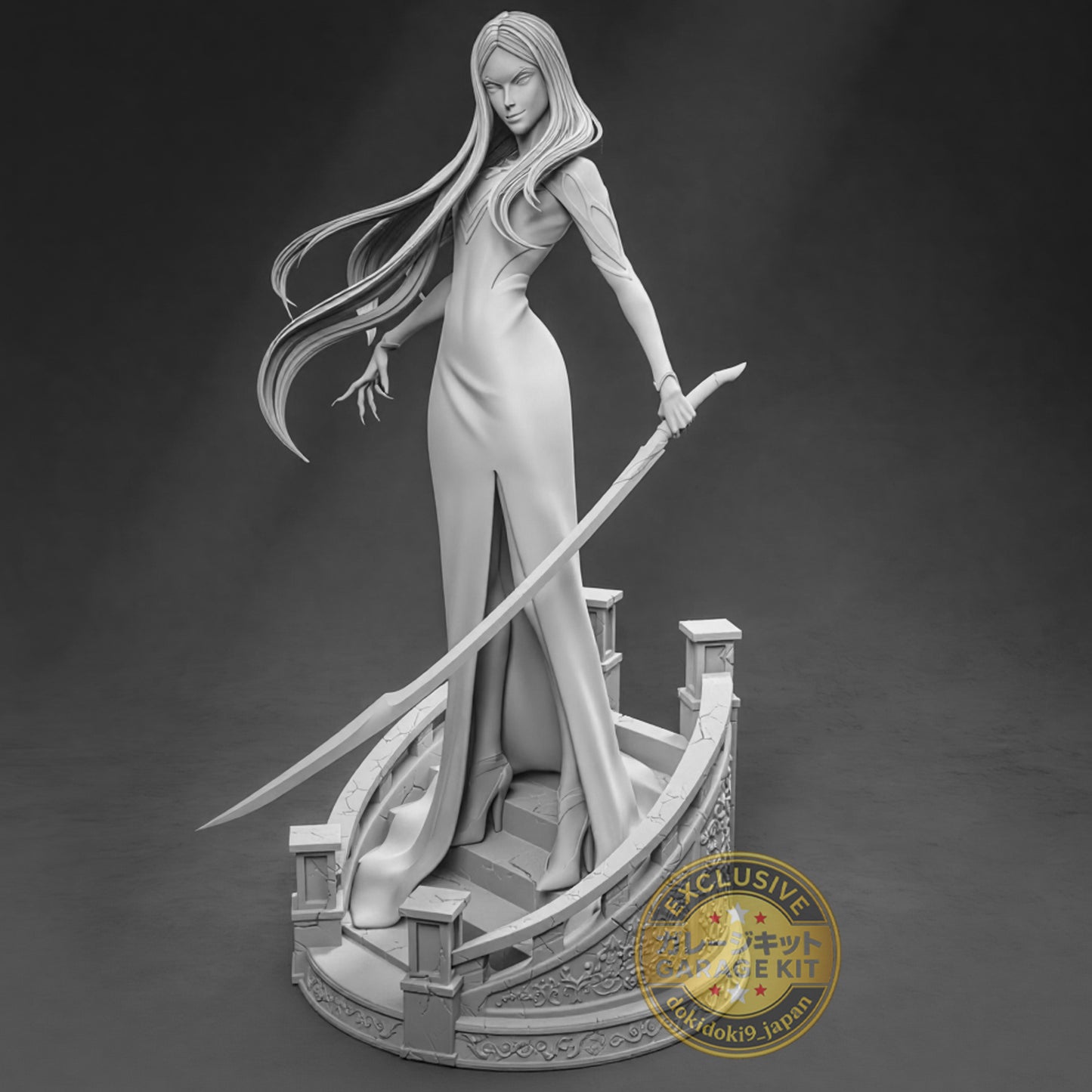 Carmilla Resin Garage Kit – Castlevania – 1/8 Scale | Unpainted 3D Printed Resin Model