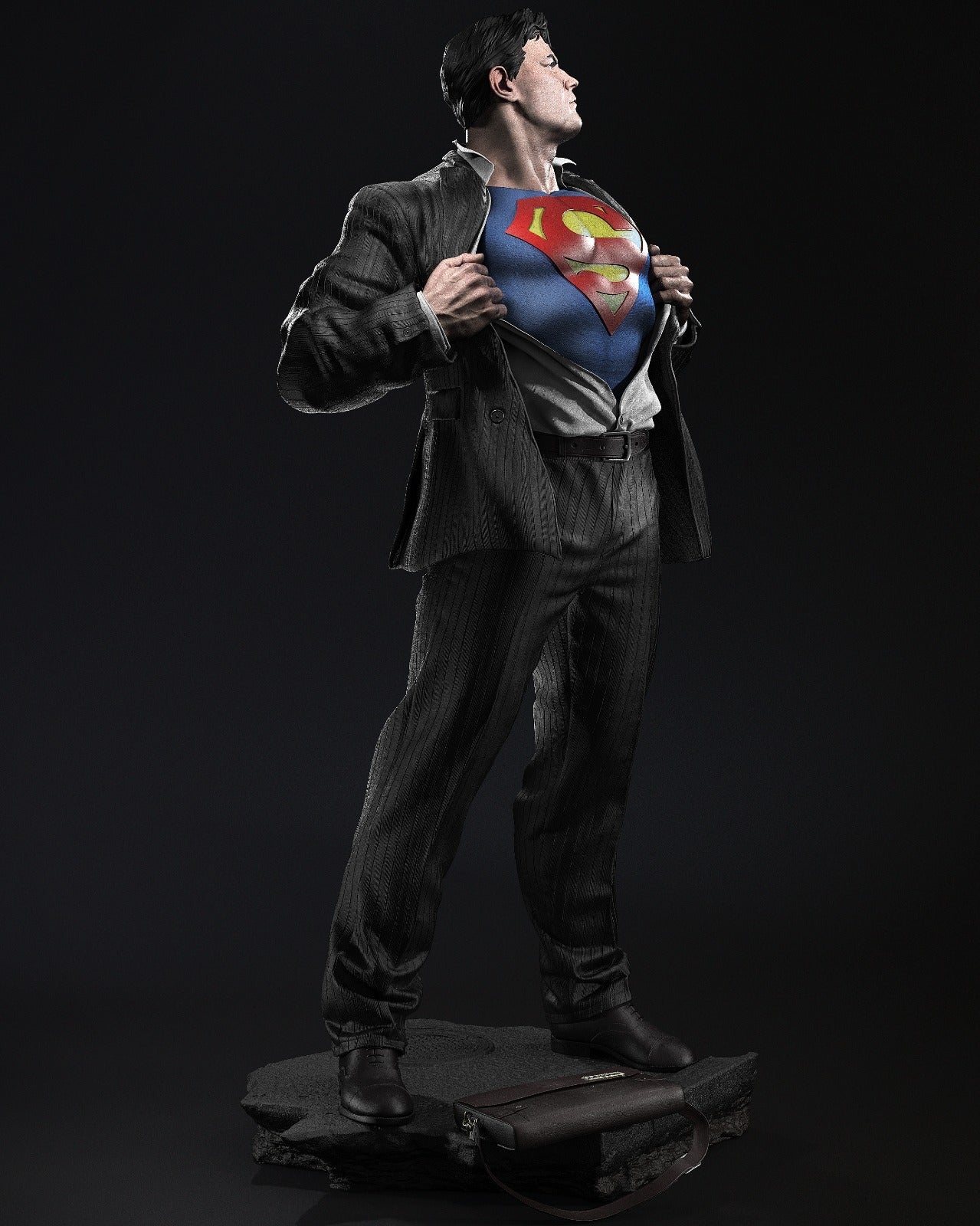1522 Superman - DC Comics - STL 3D Print Files - 3D Printed Garage Kit ガレージキット Resin Model Scale Figure フィギュア
