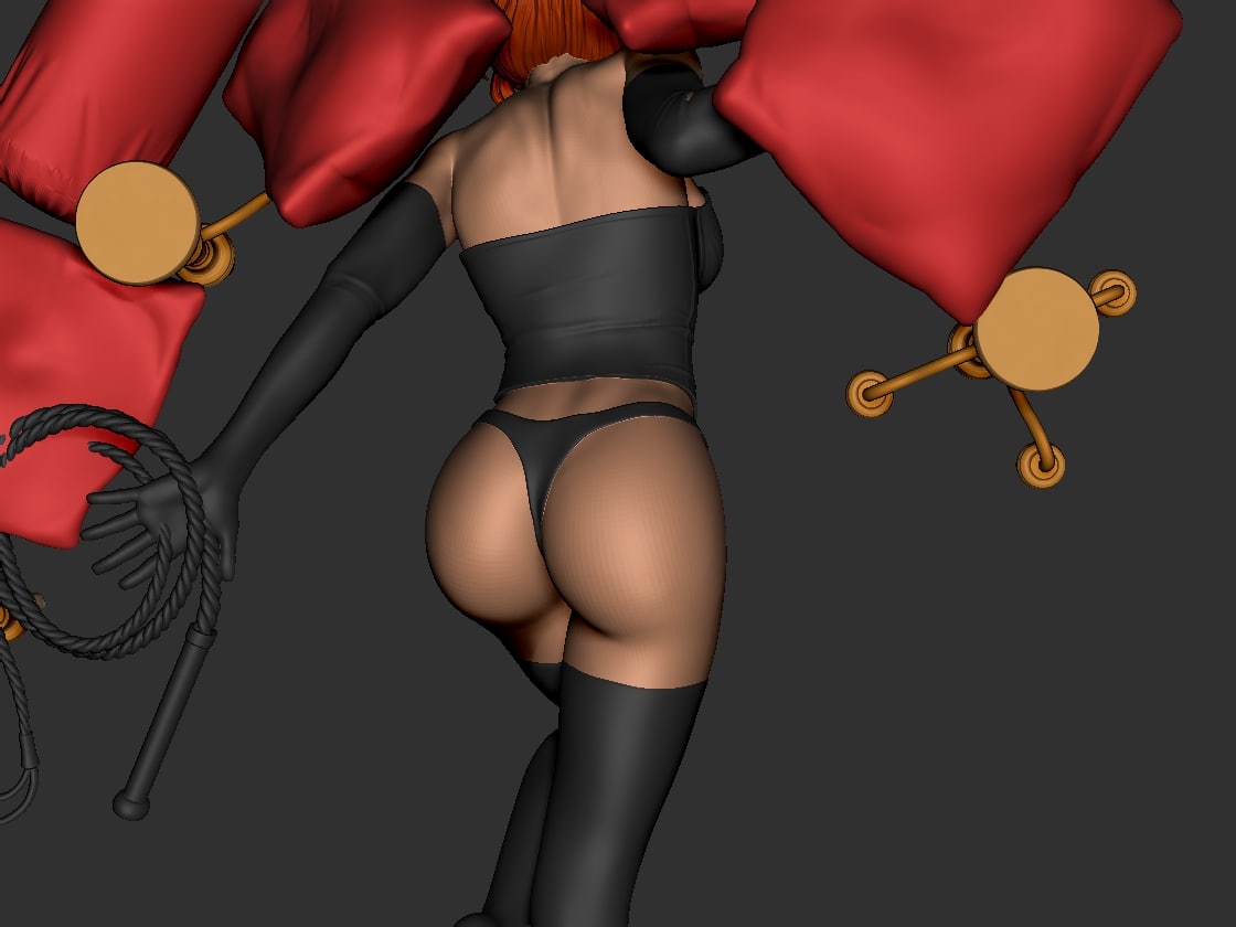 Jean Grey Special Edition - Black Queen - STL 3D Print Files - 3D Printed Garage Kit ガレージキット Resin Model Scale Figure フィギュア