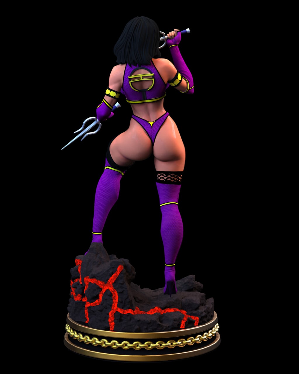 Mileena Special Edition - Mortal Kombat 1/8 Scale - 3D Printed Garage Kit ガレージキット Resin Model Scale Figure フィギュア